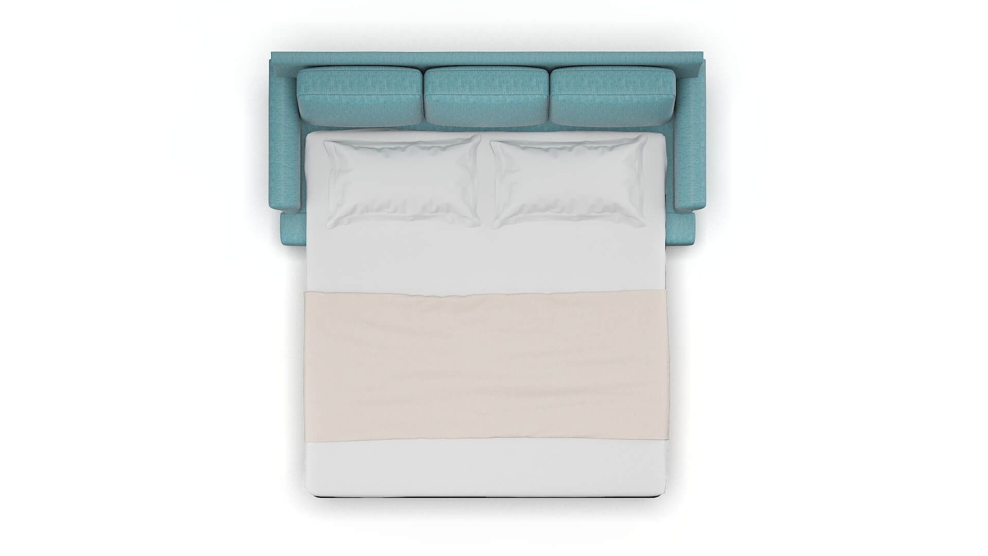 Newyork Lana Peacock Sofa Sleeper Espresso legs 3