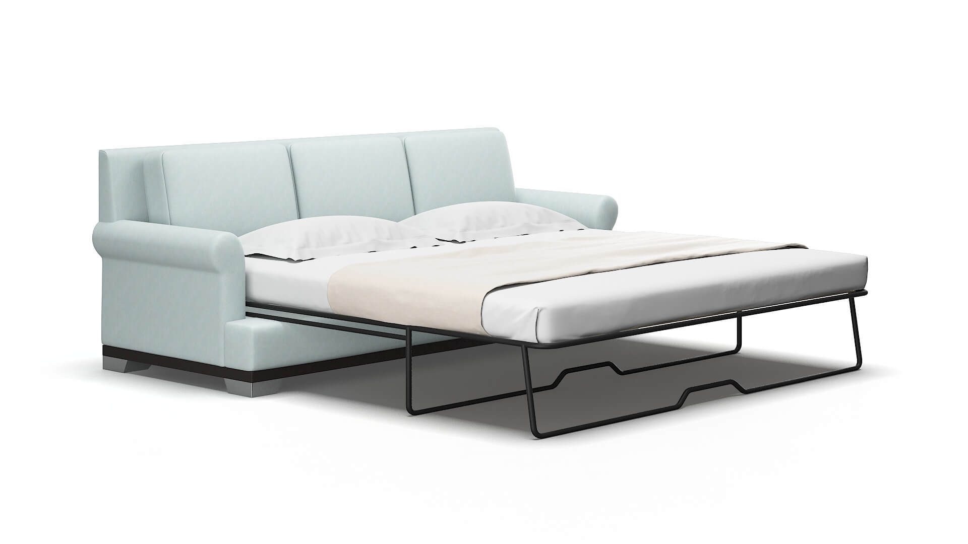 Newyork Leslie Robins_egg Sofa Sleeper Espresso legs 2