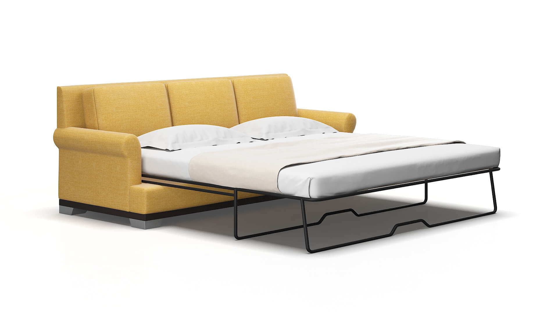 Newyork Leslie Saffron Sofa Sleeper Espresso legs 2