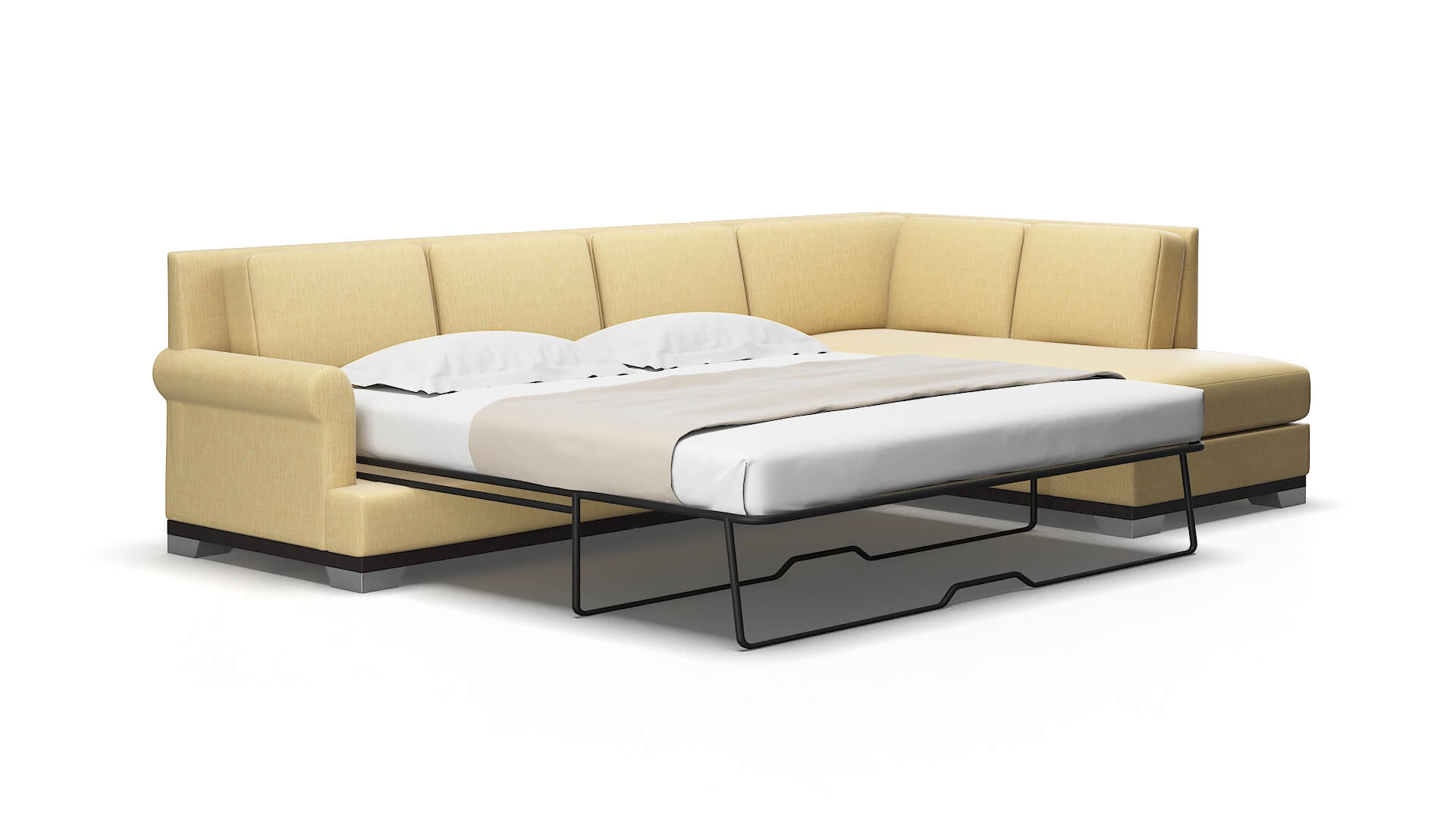 Newyork Malibu Maize Panel Sleeper Espresso legs 2