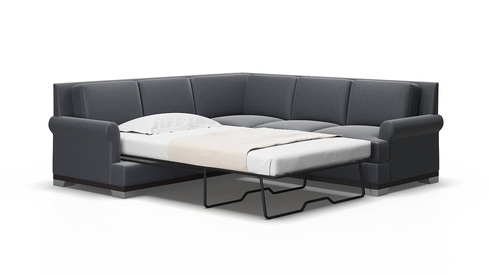 Newyork Malibu sea Sectional sleeper Espresso Legs  2