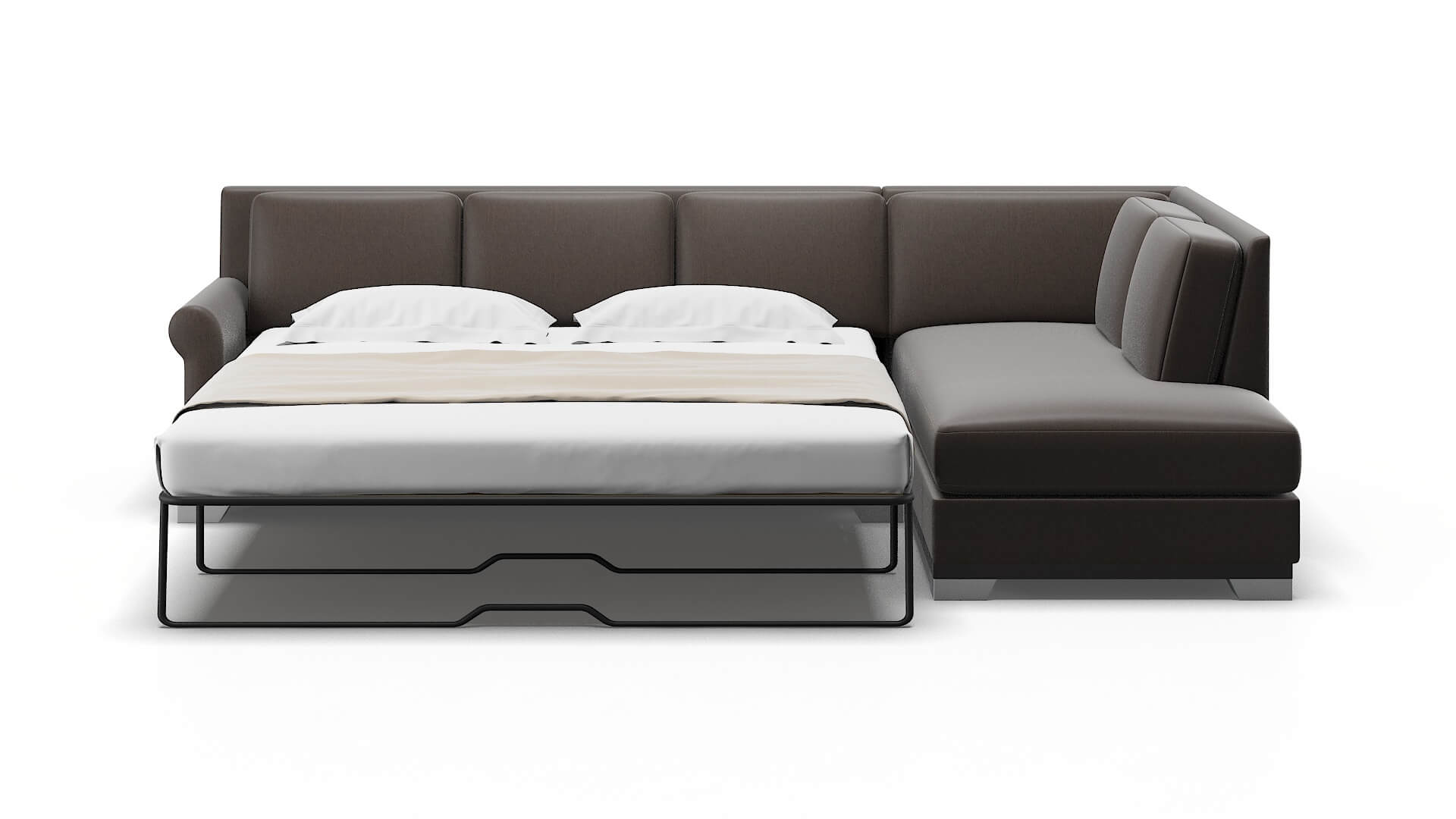 Newyork Naples Graphite Panel Sleeper Espresso legs 1