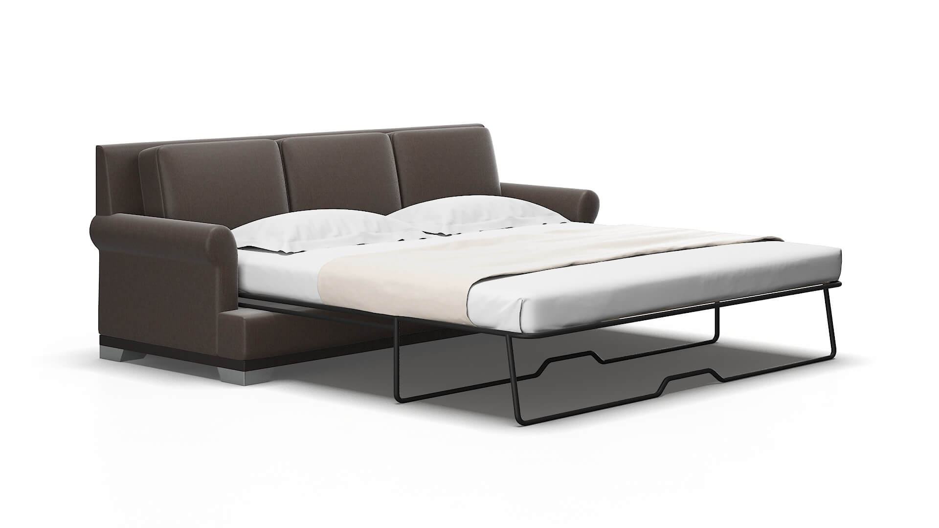 Newyork Naples Graphite Sofa Sleeper Espresso legs 2