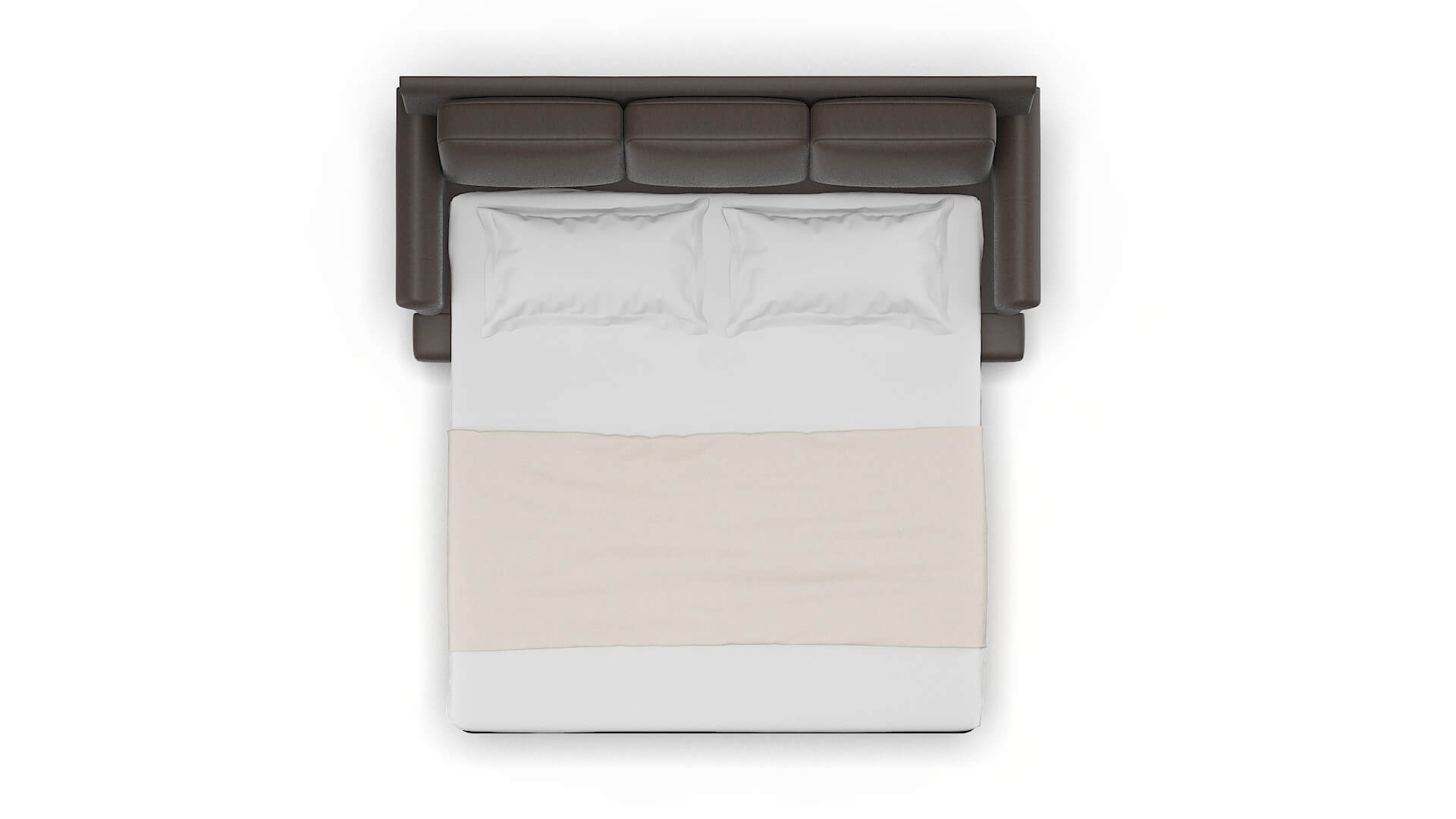 Newyork Naples Graphite Sofa Sleeper Espresso legs 3