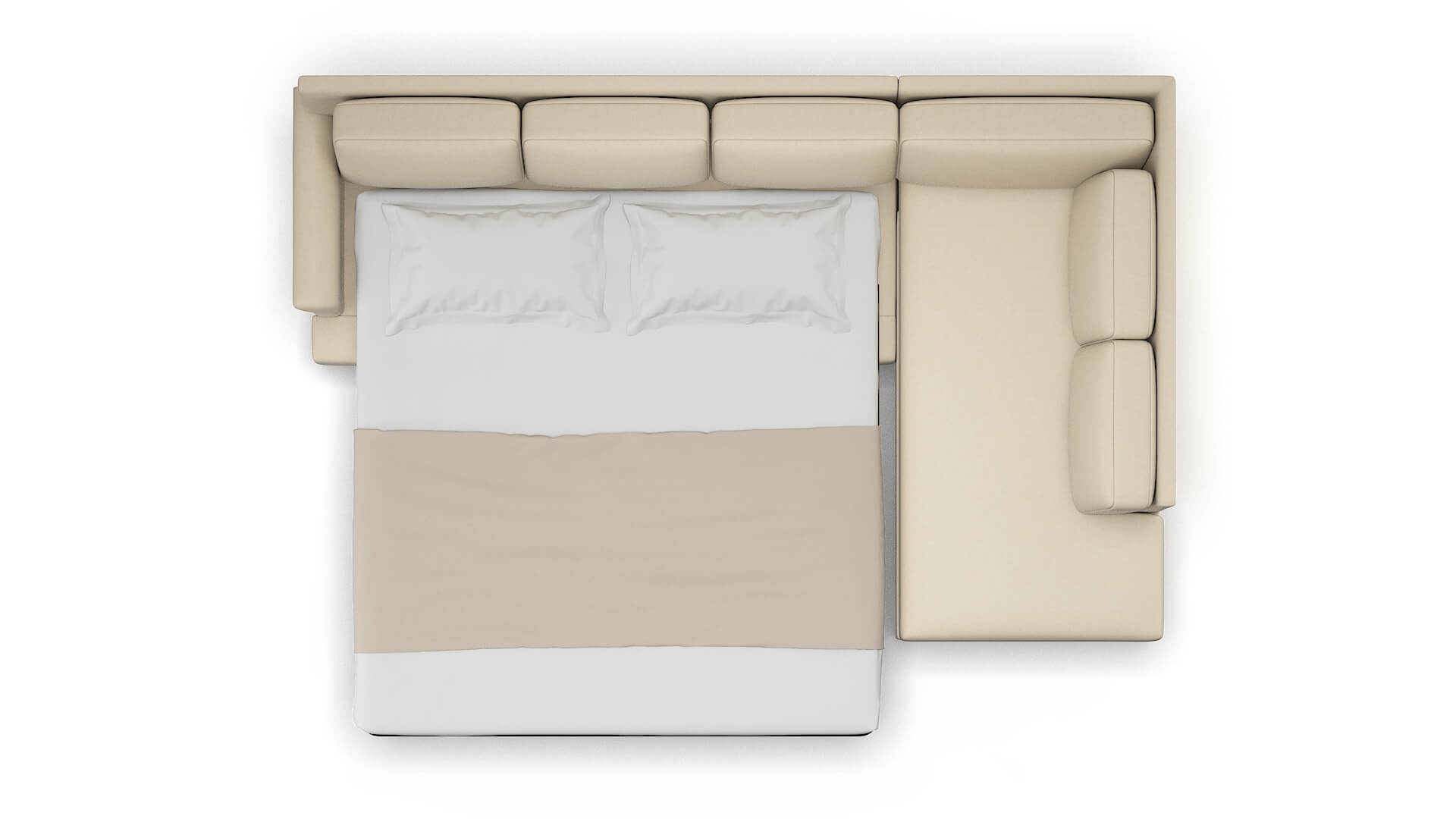 Newyork Noble Buckwheat Panel Sleeper Espresso legs 3