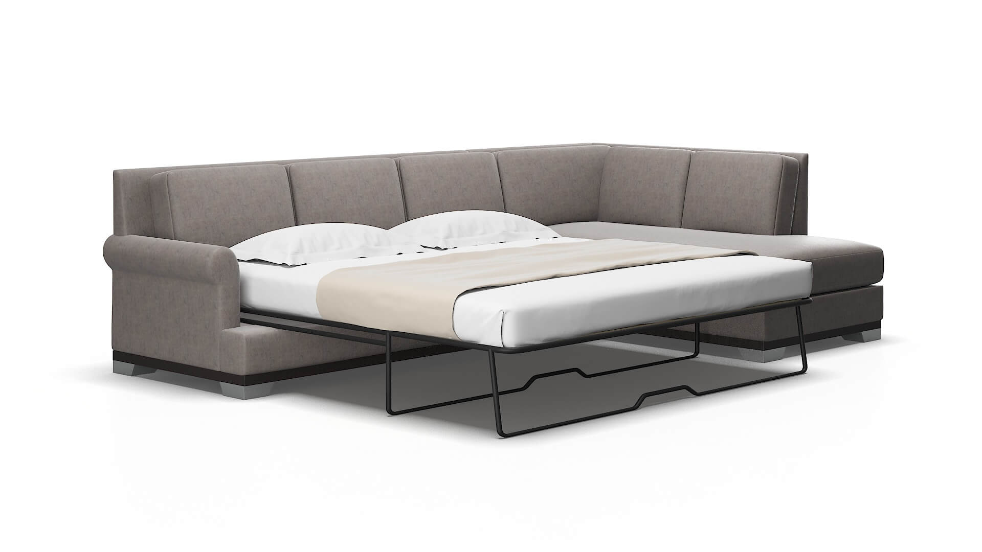 Newyork Noble otter Panel sleeper Espresso Legs  2