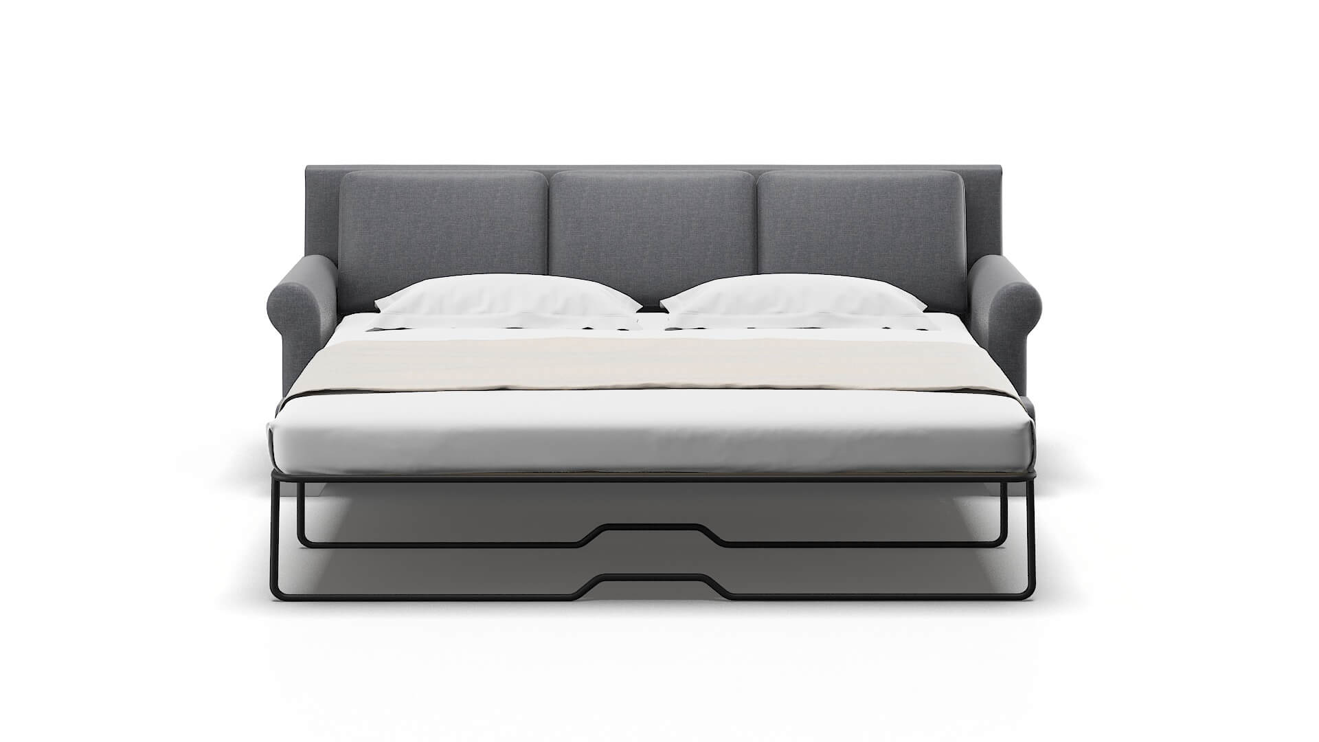Newyork Notion Graphite Sofa Sleeper Espresso legs 1