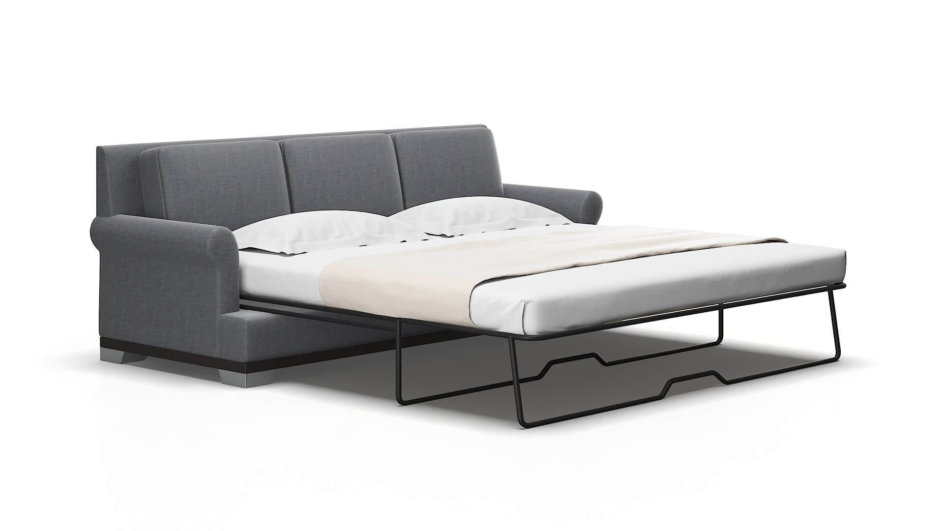 Newyork Notion graphite Sofa sleeper Espresso Legs  2