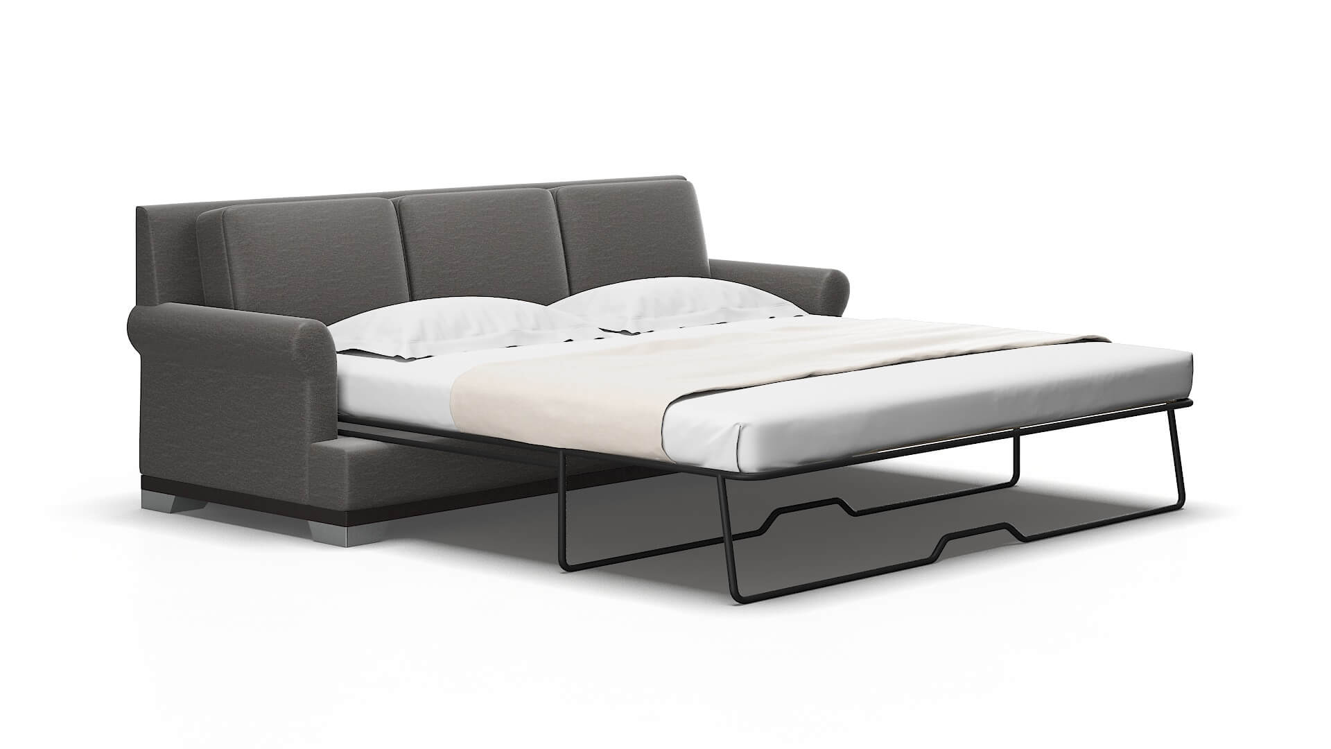 Newyork Oscar Grey Sofa Sleeper Espresso legs 2