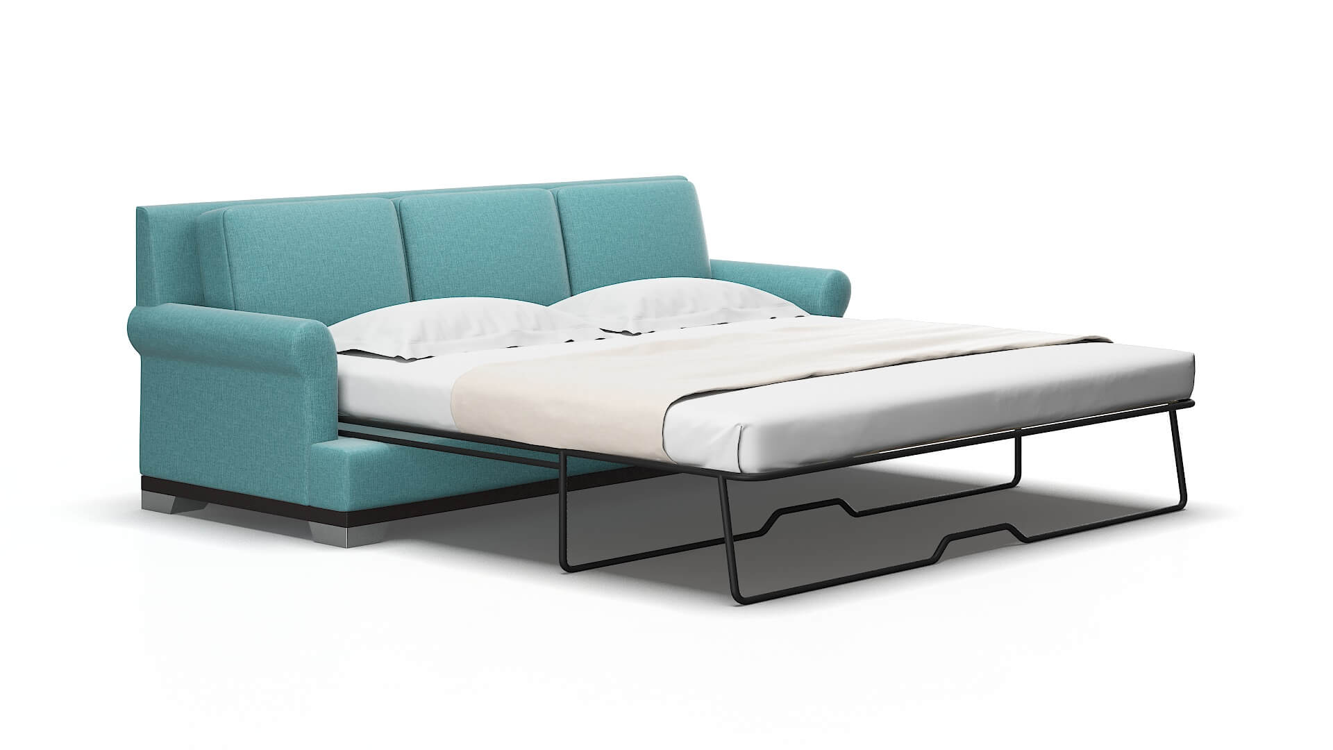 turquoise leather sleeper sofa