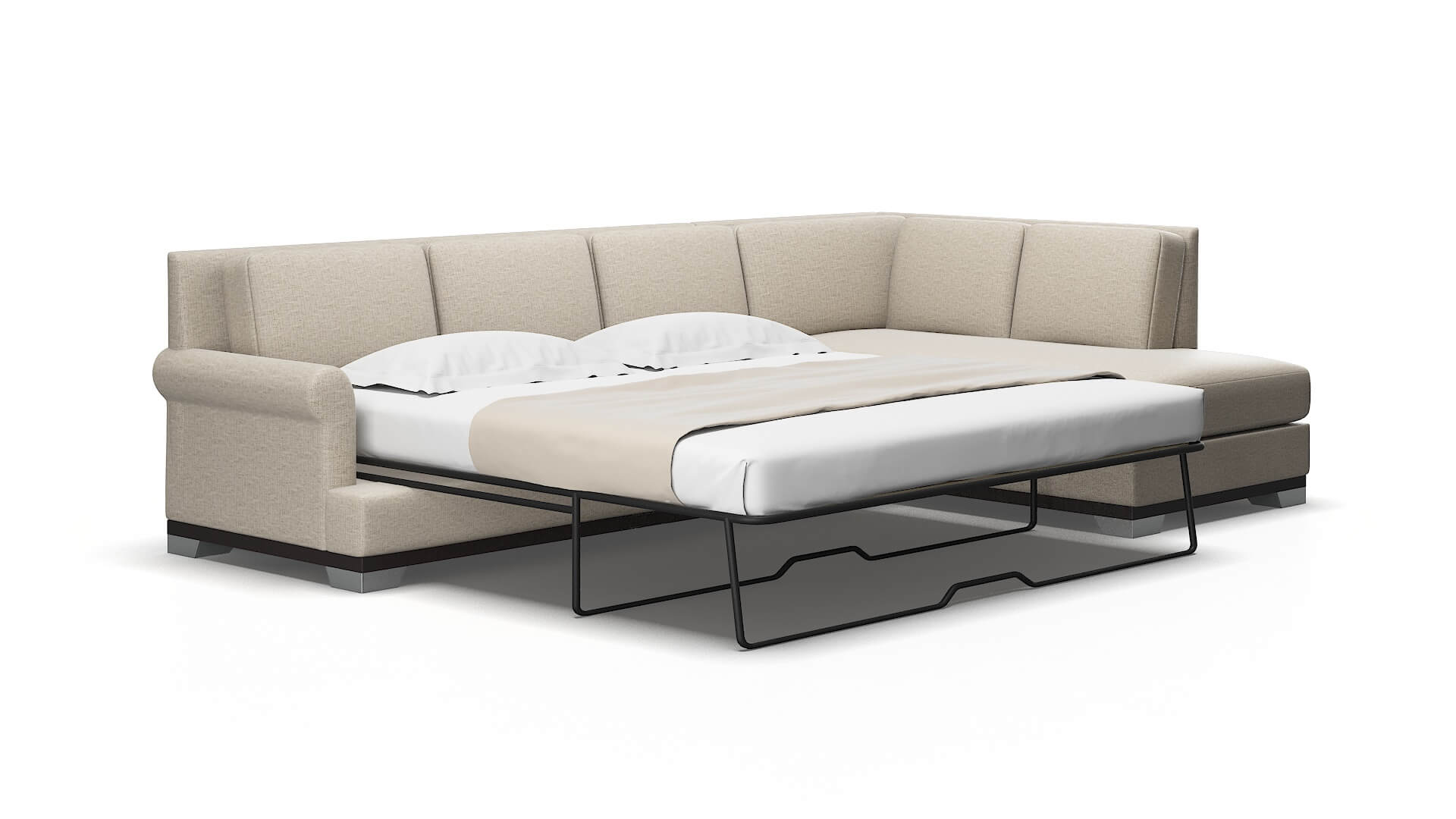 Newyork Parker wheat Panel sleeper Espresso Legs  2