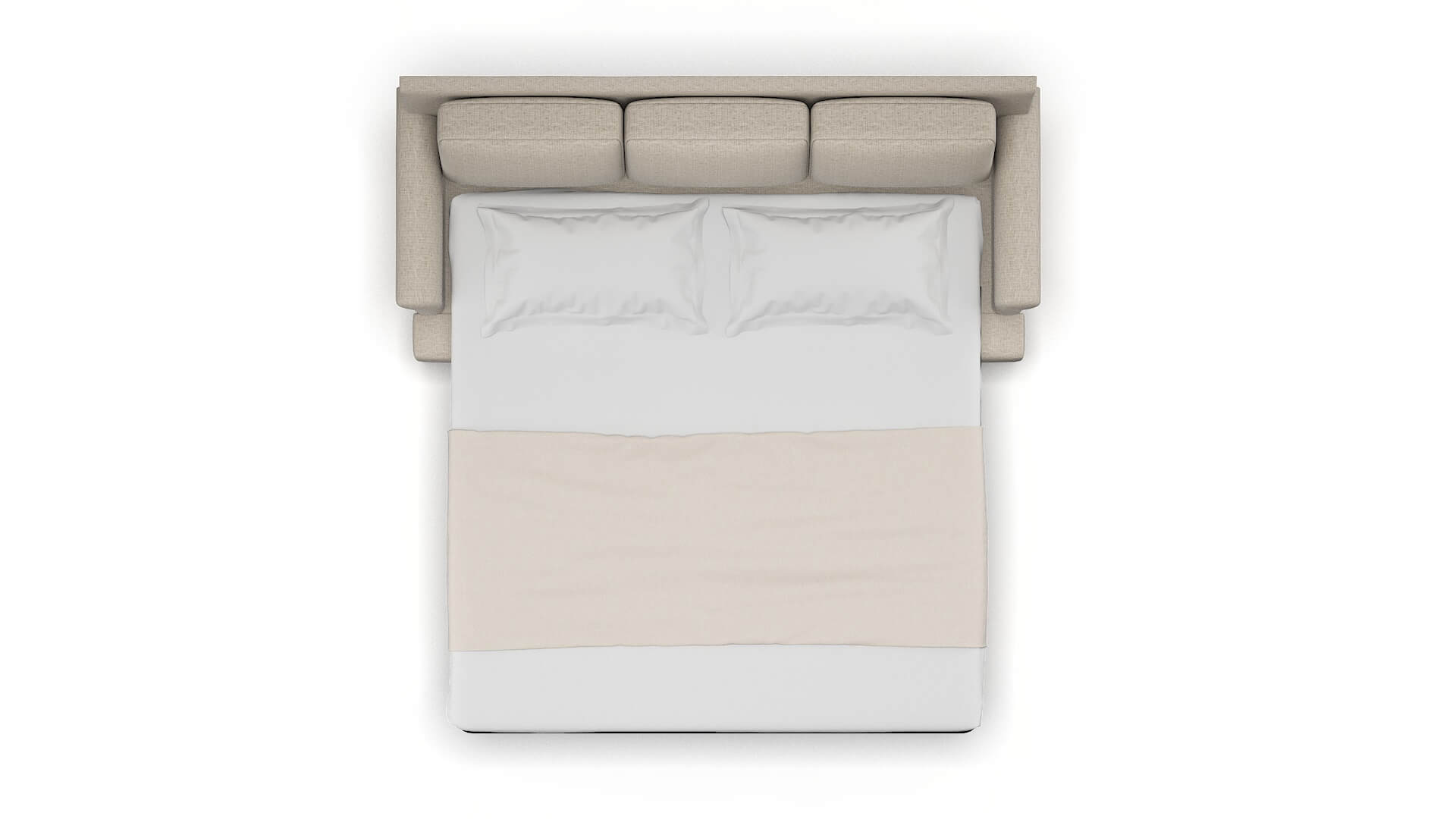 Newyork Parker Wheat Sofa Sleeper Espresso legs 3