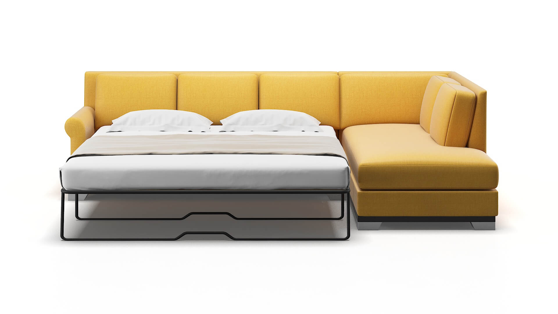 Newyork Portland Dijon Panel Sleeper Espresso legs 1