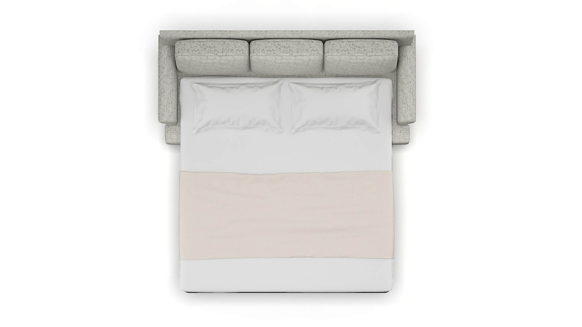 Newyork Prime Gravel Sofa Sleeper Espresso legs 3