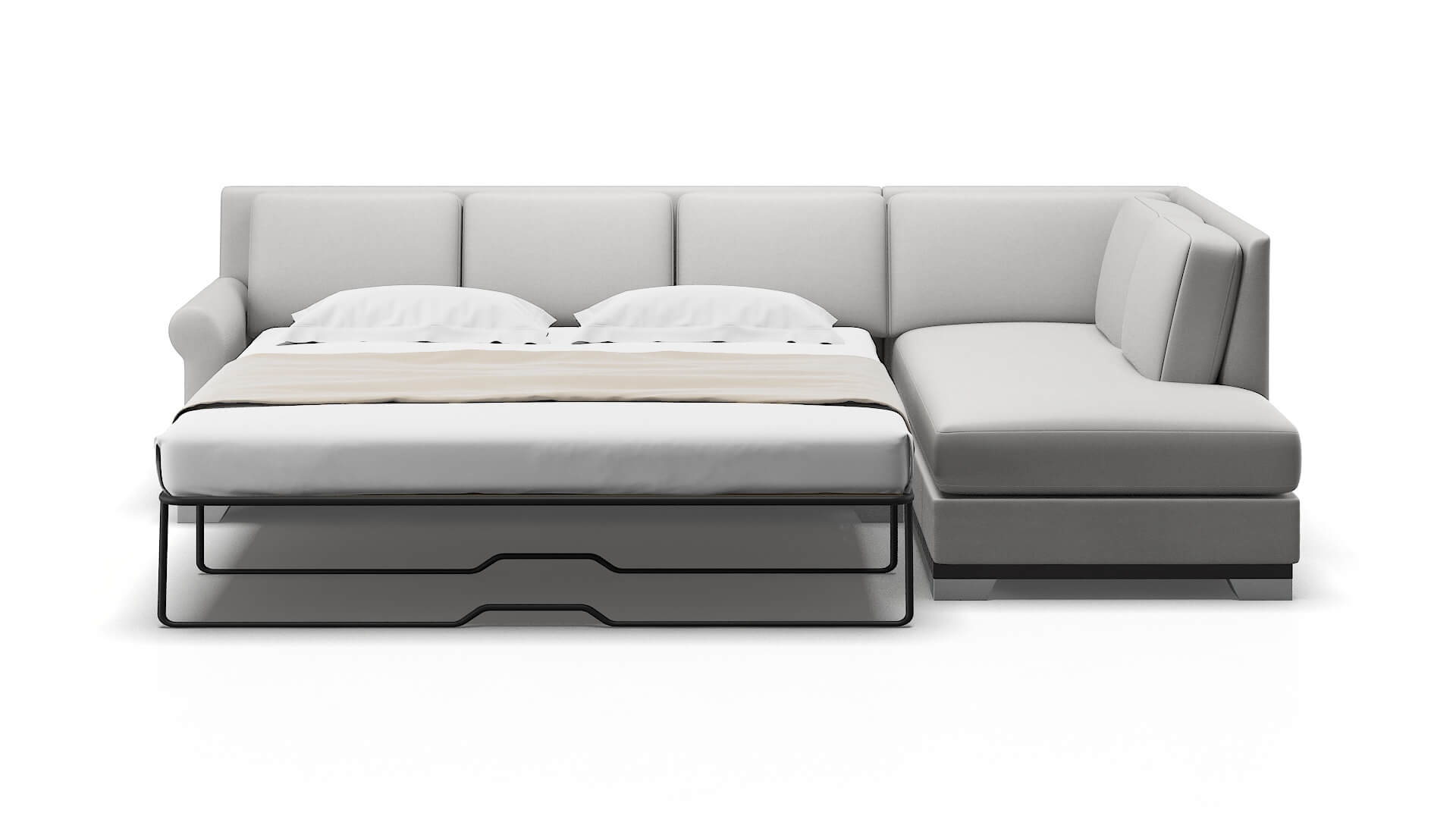 Newyork Prisma Steam Panel Sleeper Espresso legs 1