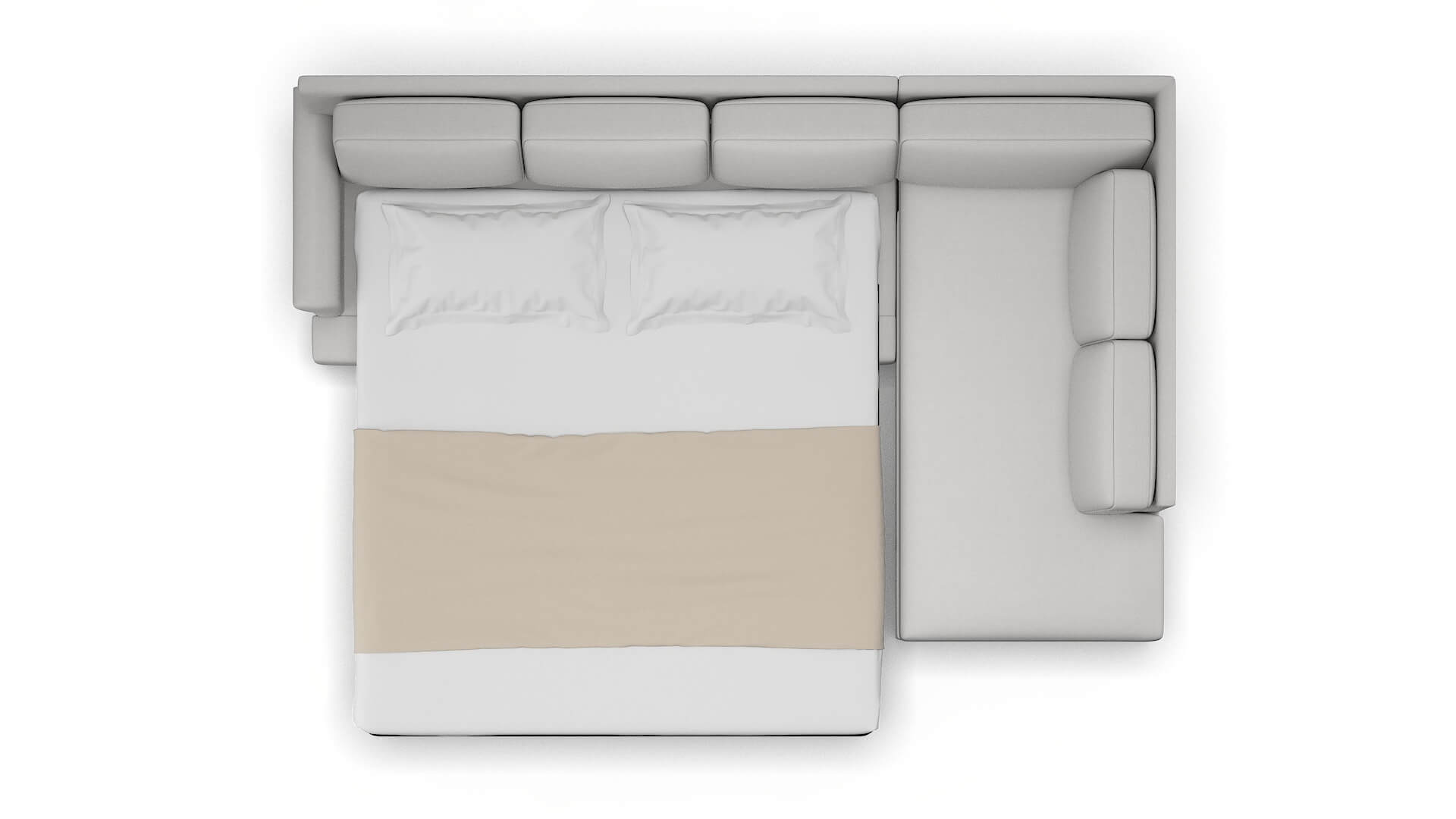 Newyork Prisma Steam Panel Sleeper Espresso legs 3