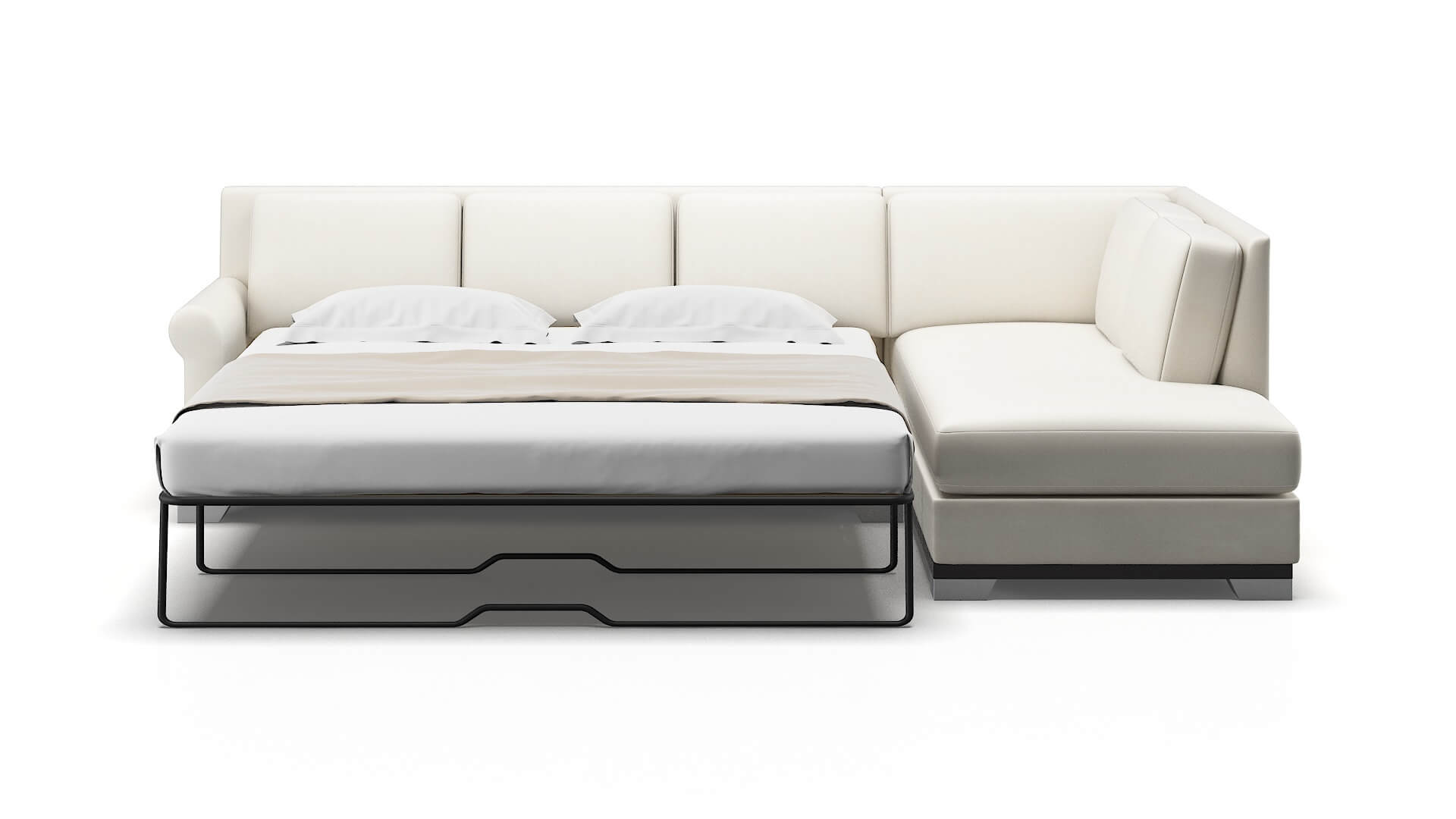 Newyork R_prize Cream Panel Sleeper Espresso legs 1