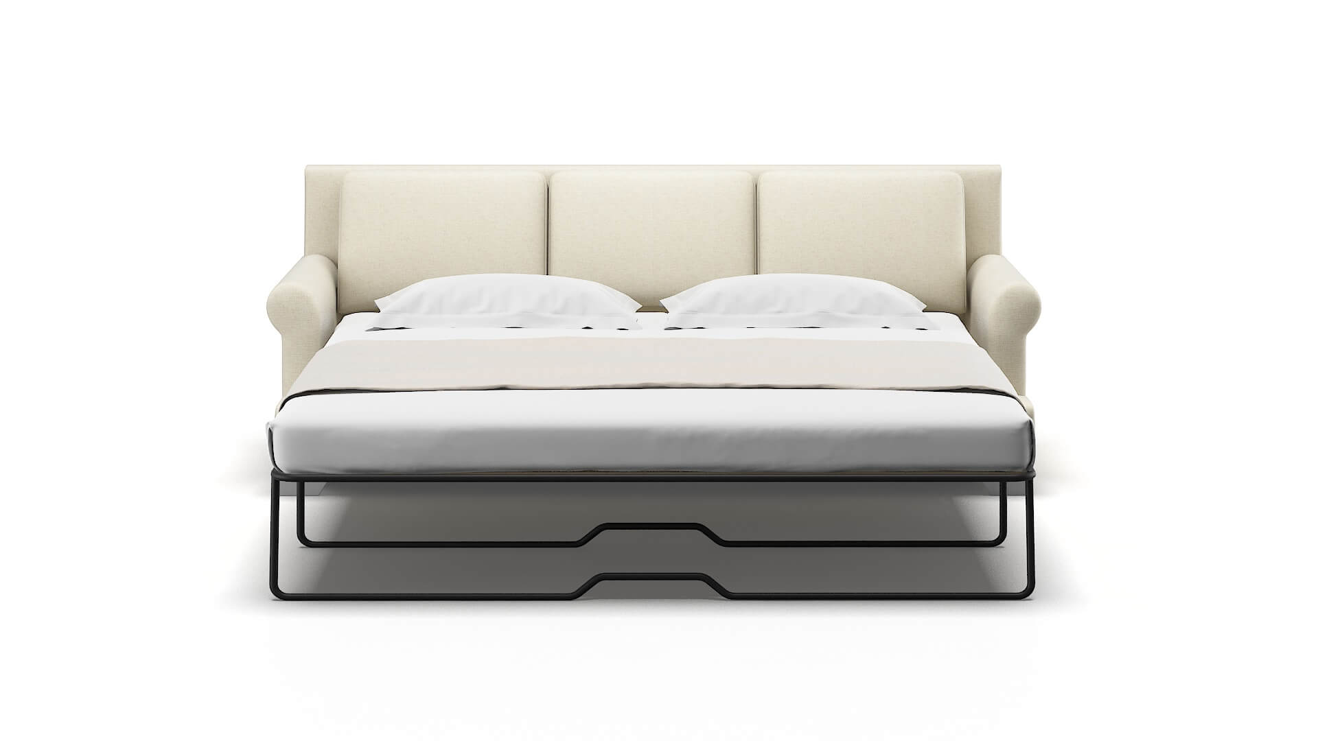 Newyork Redondo Oyster Sofa Sleeper Espresso legs 1