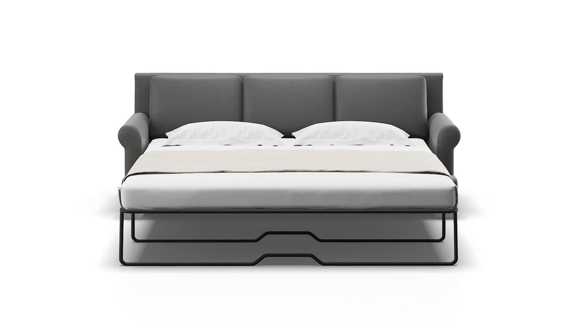 Newyork Rocket Charcoal Sofa Sleeper Espresso legs 1