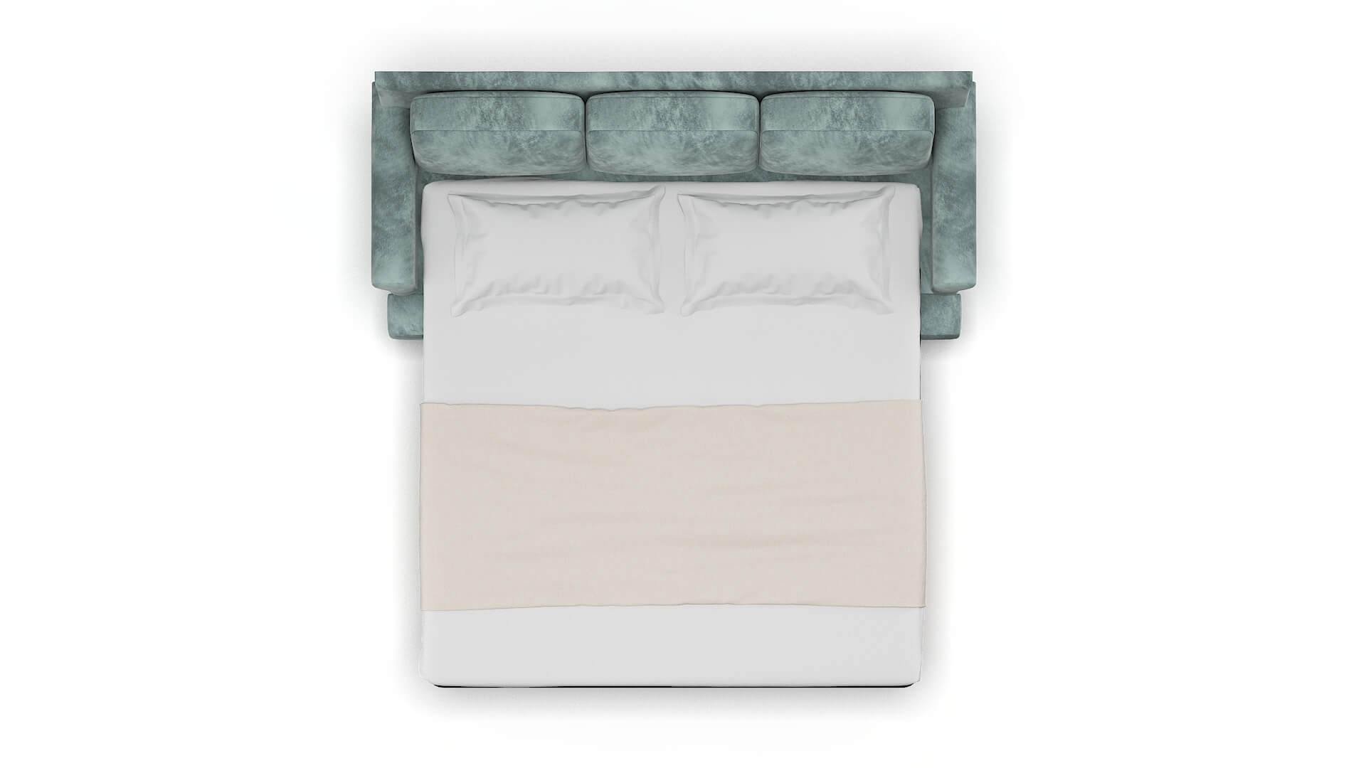 Newyork Royale Cloud Sofa Sleeper Espresso legs 3