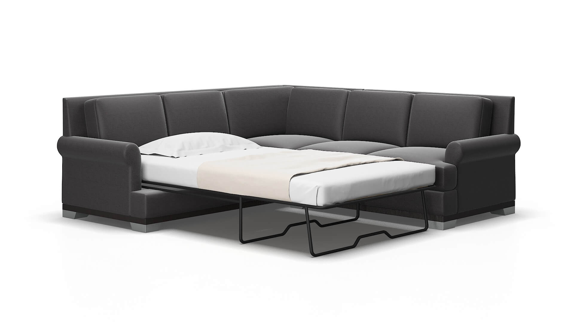 Newyork Royale eclipse Sectional sleeper Espresso Legs  2
