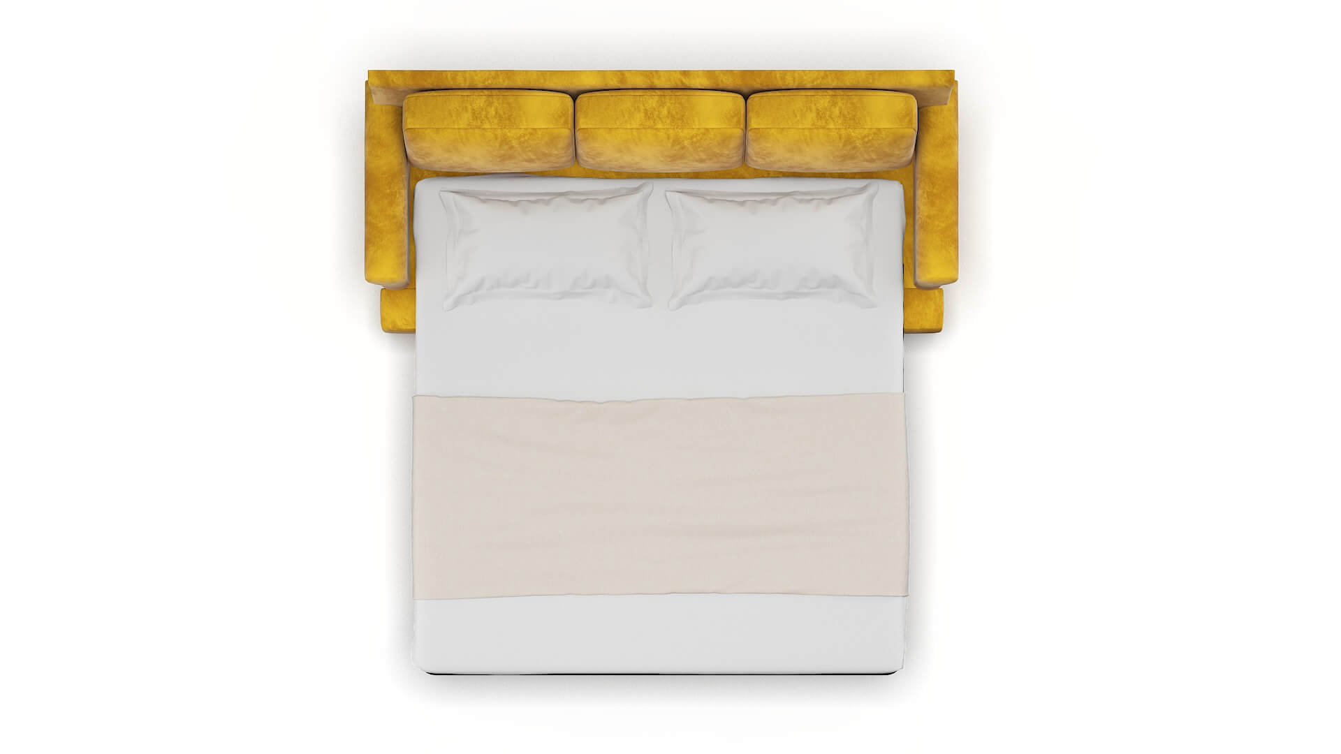 Newyork Royale Marigold Sofa Sleeper Espresso legs 3