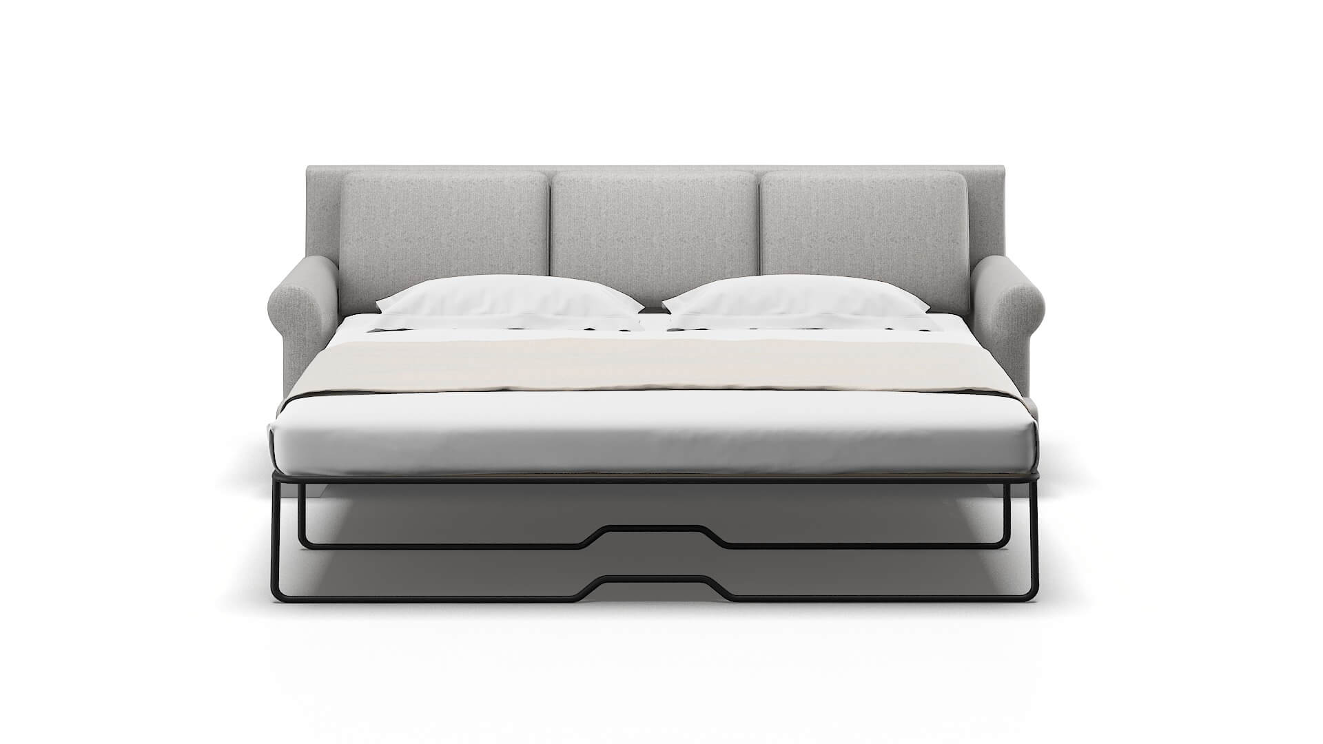 Newyork Sasha Silver Sofa Sleeper Espresso legs 1