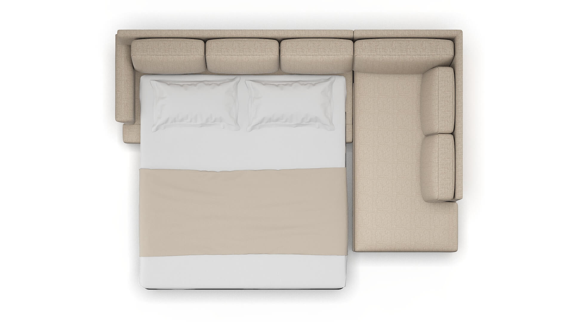 Newyork Sosoftness 74 Panel Sleeper Espresso legs 3