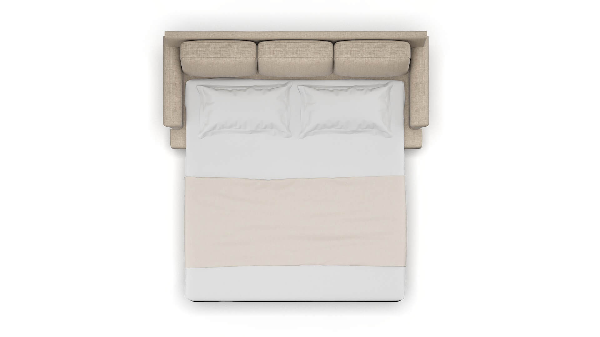 Newyork Sosoftness 74 Sofa Sleeper Espresso legs 3