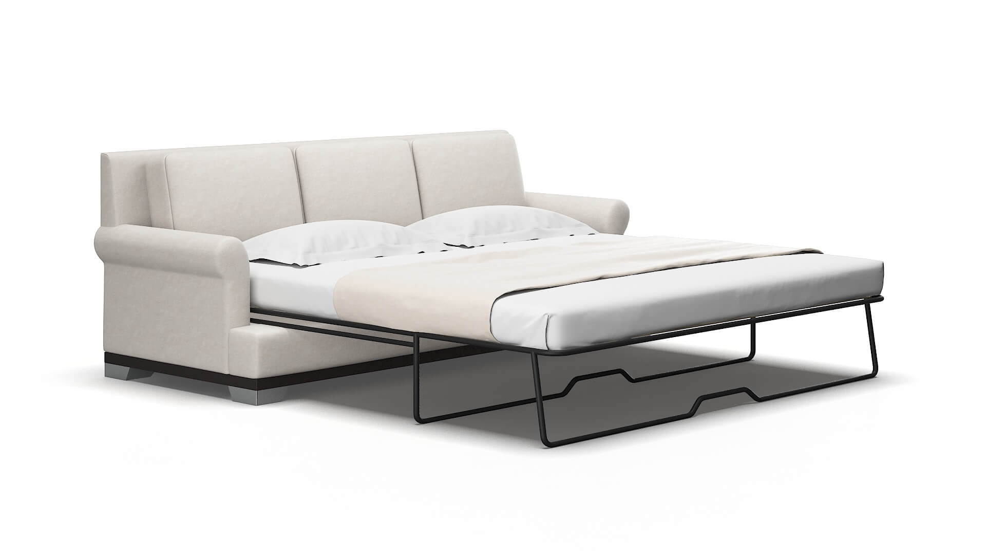 Newyork Suave Dove Sofa Sleeper Espresso legs 2