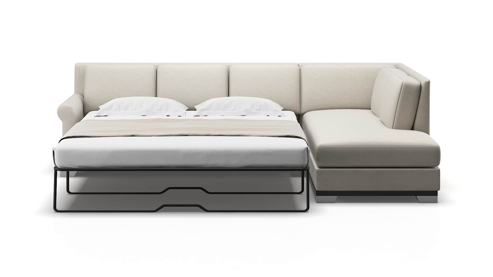 Newyork Terrain Natural Panel Sleeper Espresso legs 1