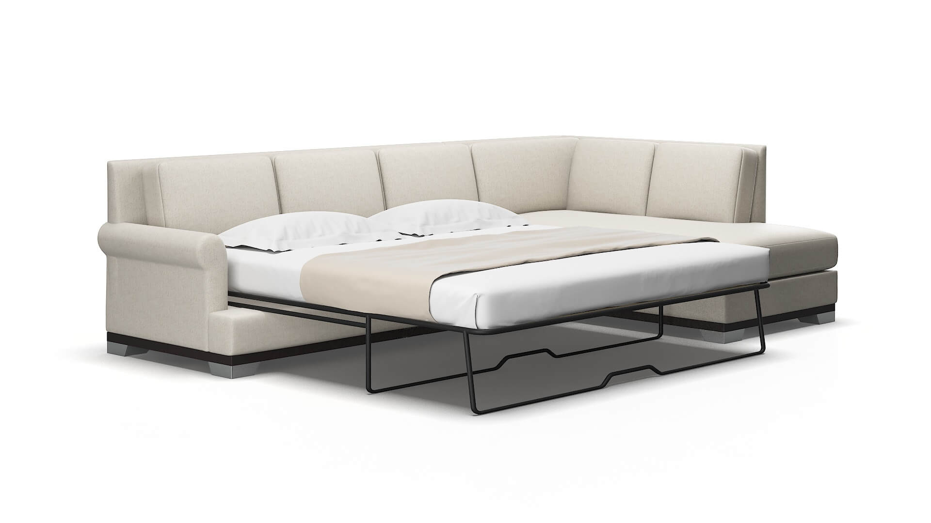 Newyork Terrain Natural Panel Sleeper Espresso legs 2