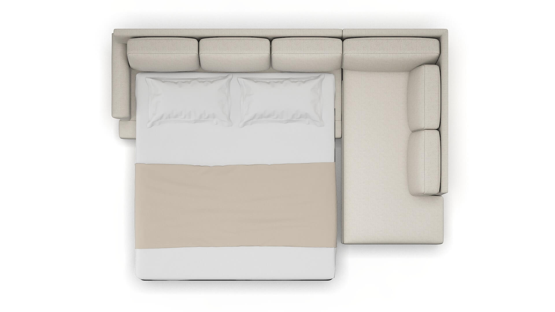 Newyork Terrain Natural Panel Sleeper Espresso legs 3