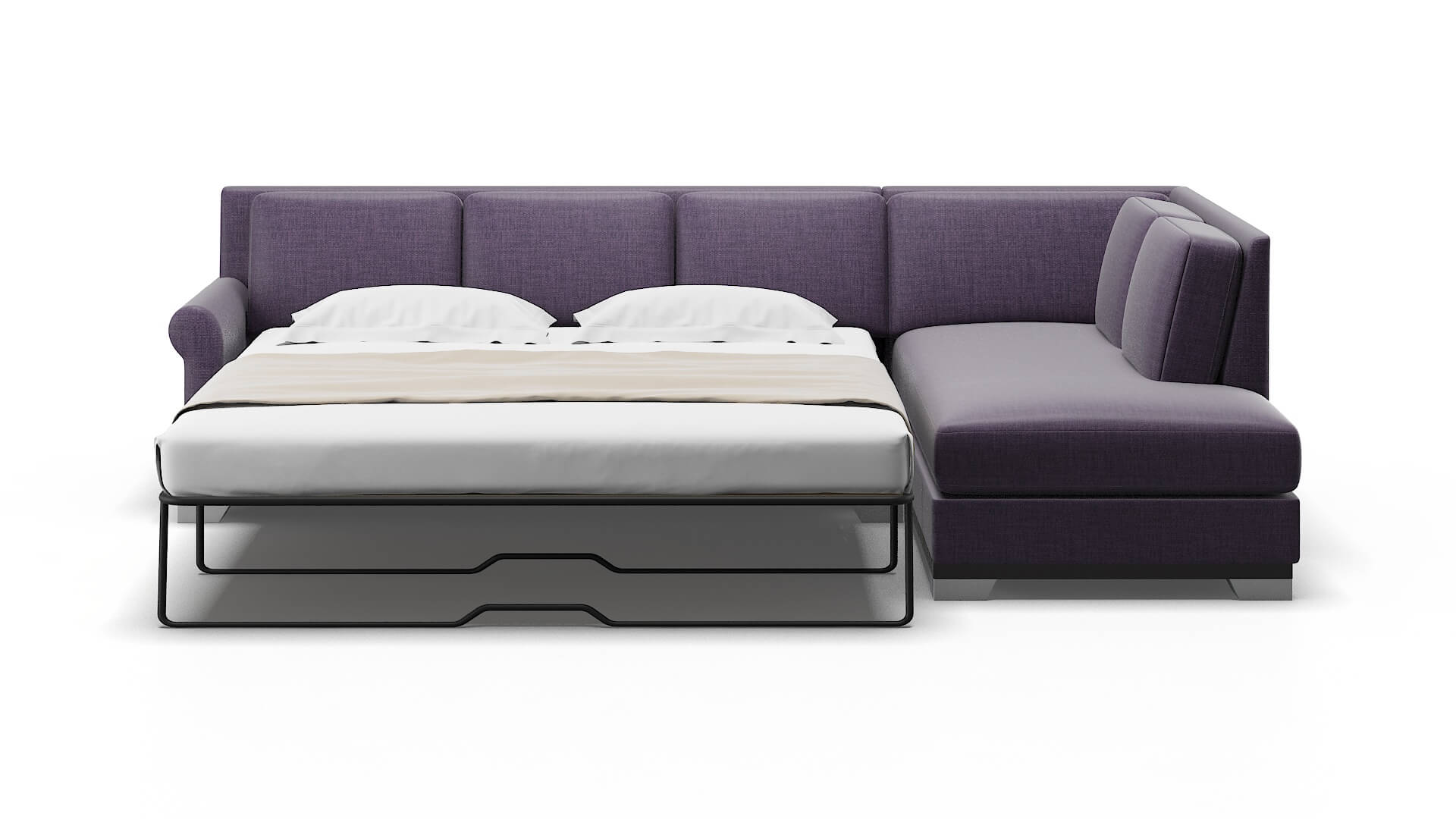 Newyork Tess Blackberry Panel Sleeper Espresso legs 1