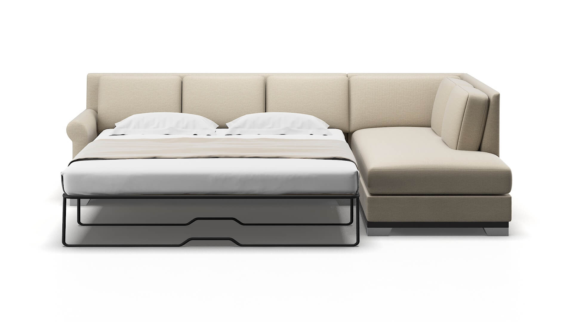 Newyork Urban_d Silver Panel Sleeper Espresso legs 1