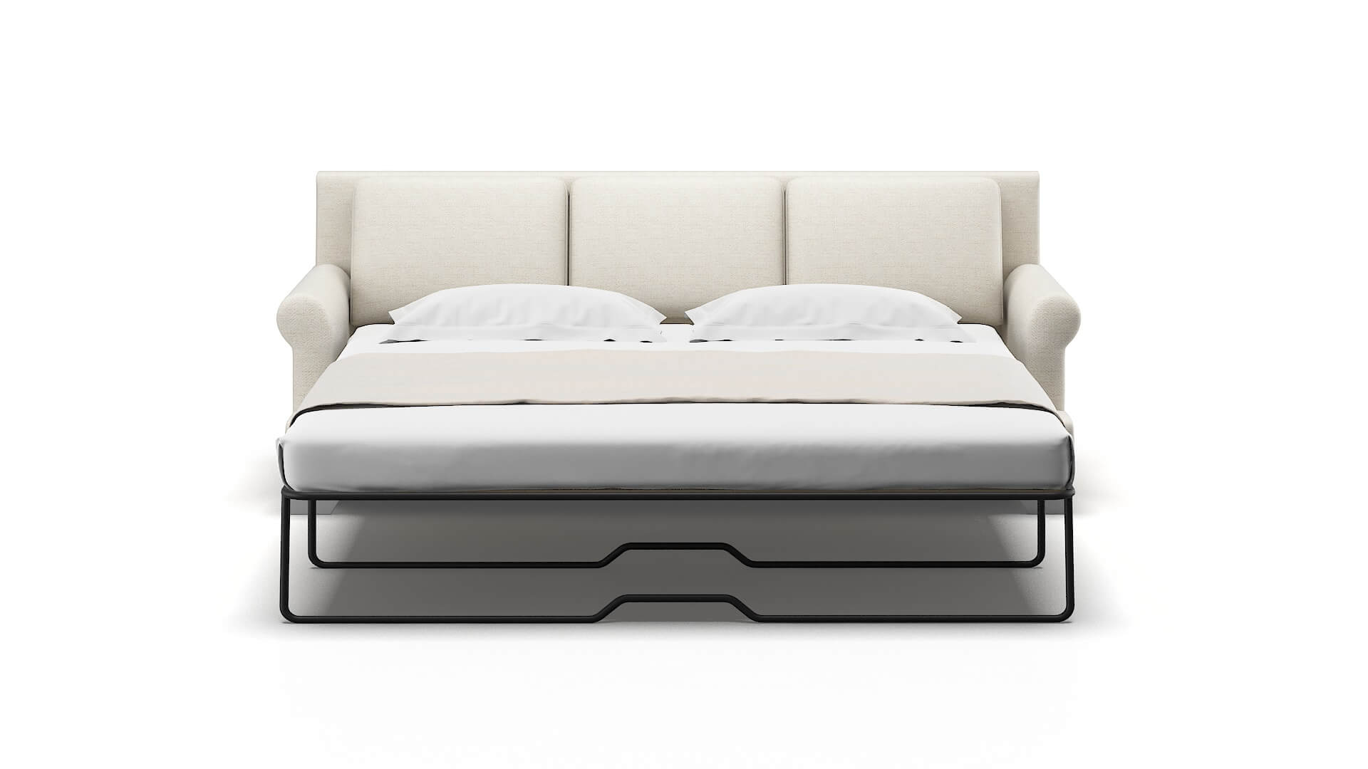 Newyork Venus Cream Sofa Sleeper Espresso legs 1