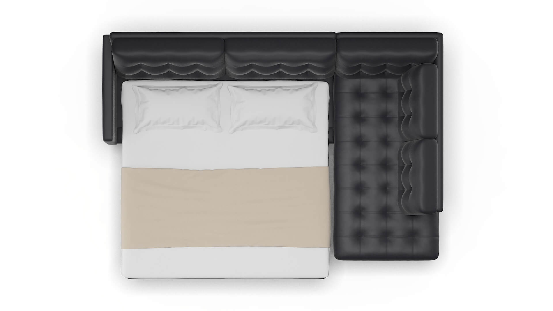 Oslo Atlas_plz Navy Panel Sleeper Espresso legs 3