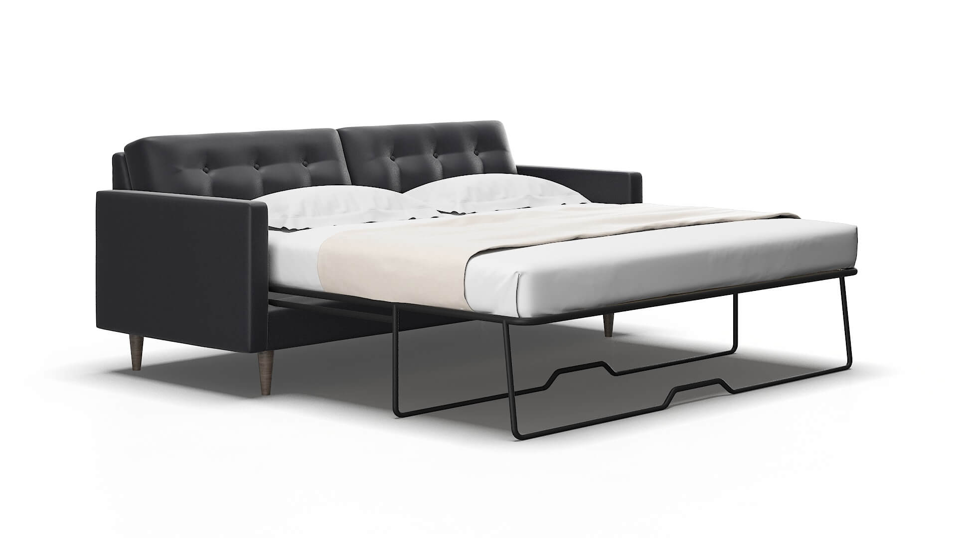 Oslo Atlas_plz Navy Sofa Sleeper Espresso legs 2