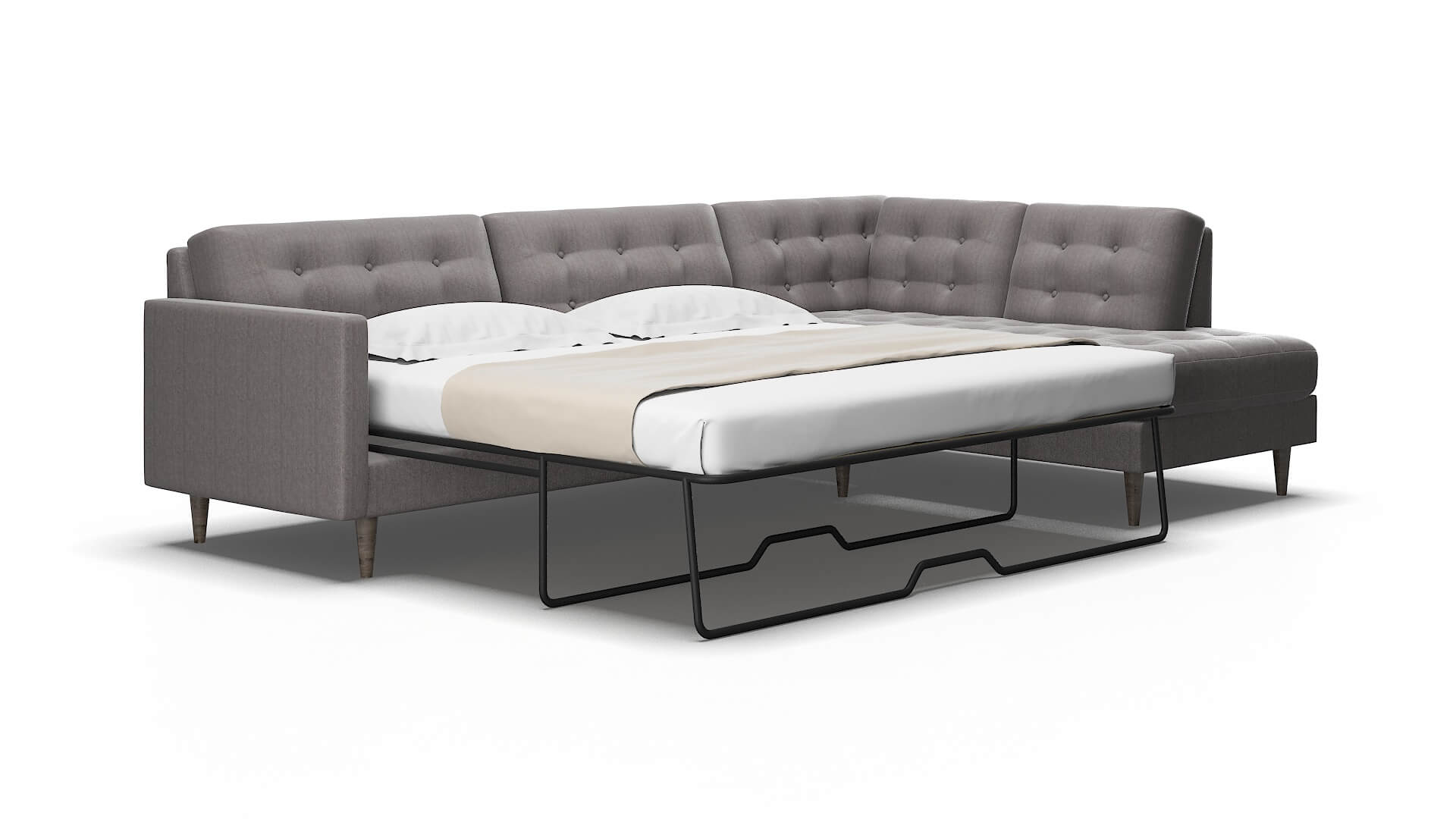 Oslo Atlas_plz silver Panel sleeper Espresso Legs  2
