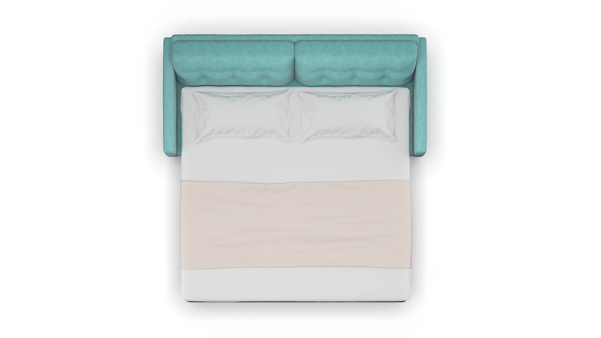 Oslo Avalon_hp Aqua Sofa Sleeper Espresso legs 3