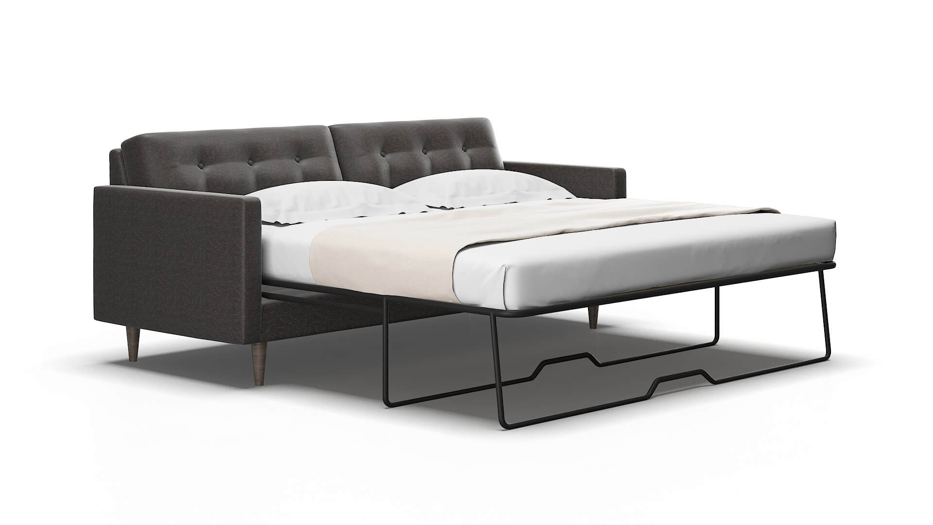 Oslo Avenger denim Sofa sleeper Espresso Legs  2