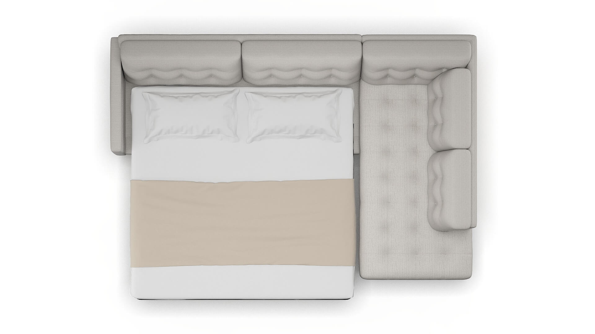 Oslo Avenger Dolphin Panel Sleeper Espresso legs 3