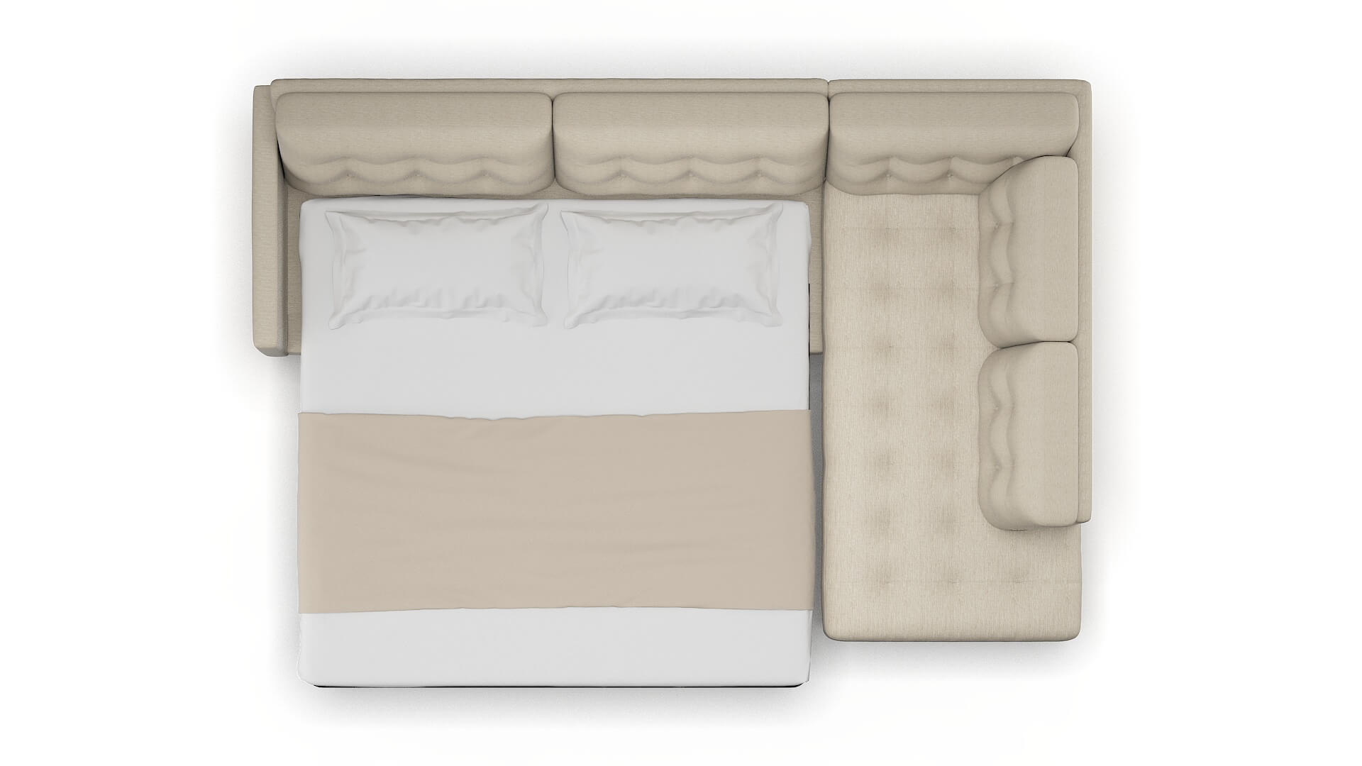 Oslo Avenger Pumice Panel Sleeper Espresso legs 3