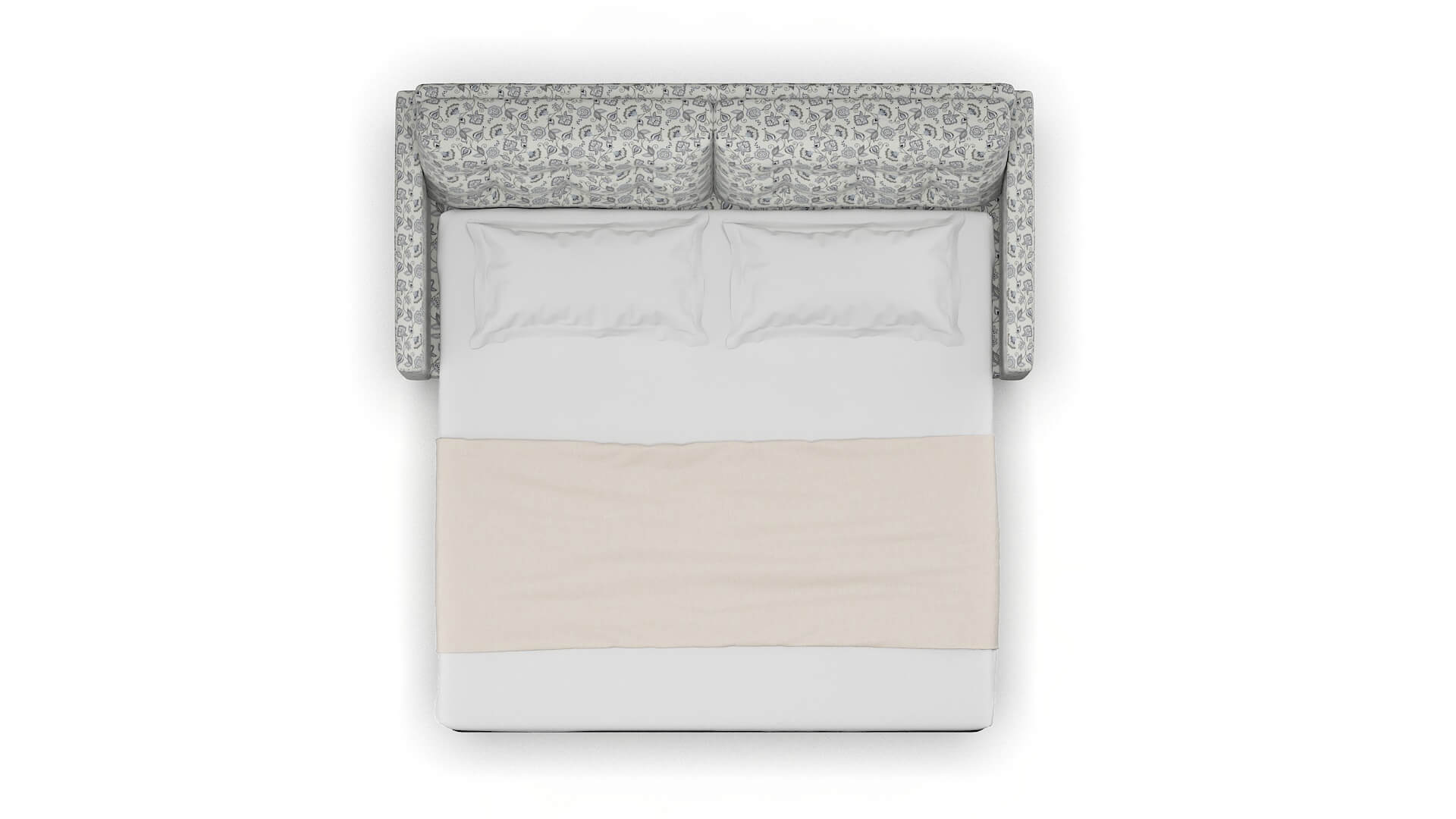 Oslo Avignon Sky Sofa Sleeper Espresso legs 3