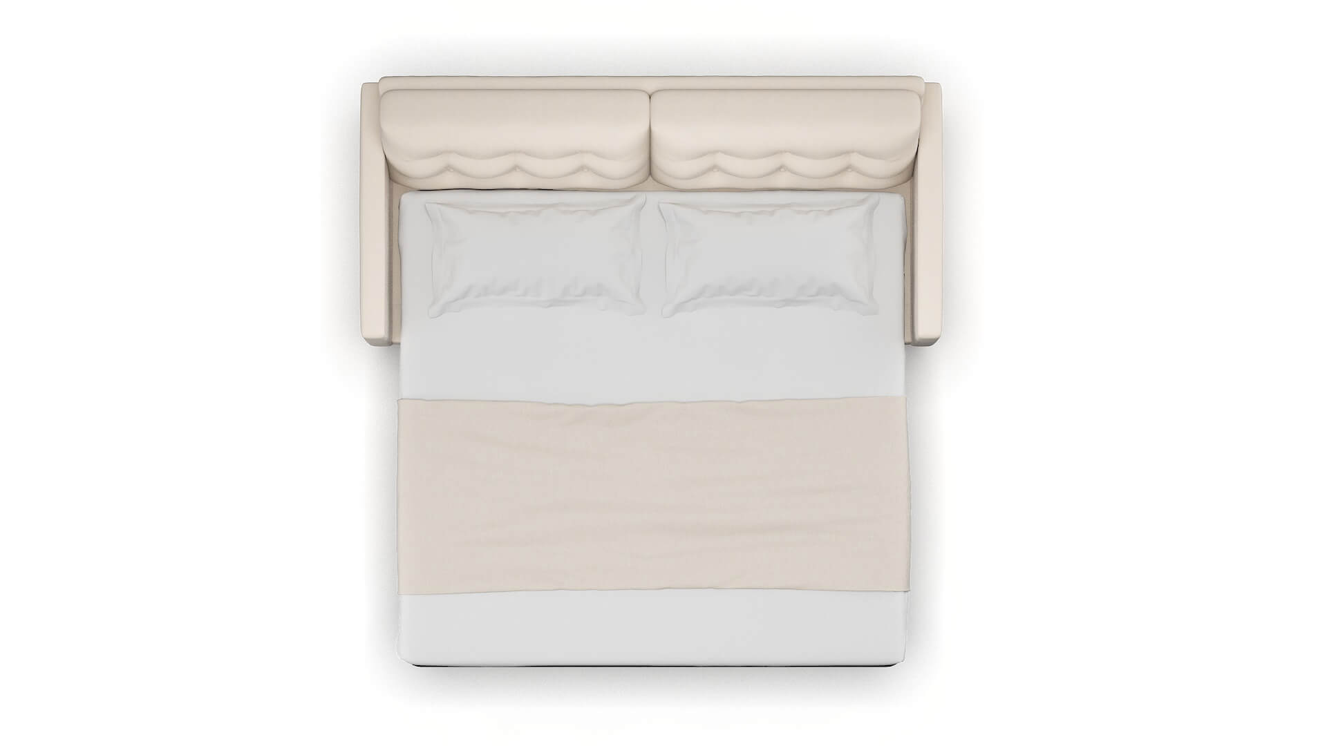 Oslo Bella Buckwheat Sofa Sleeper Espresso legs 3