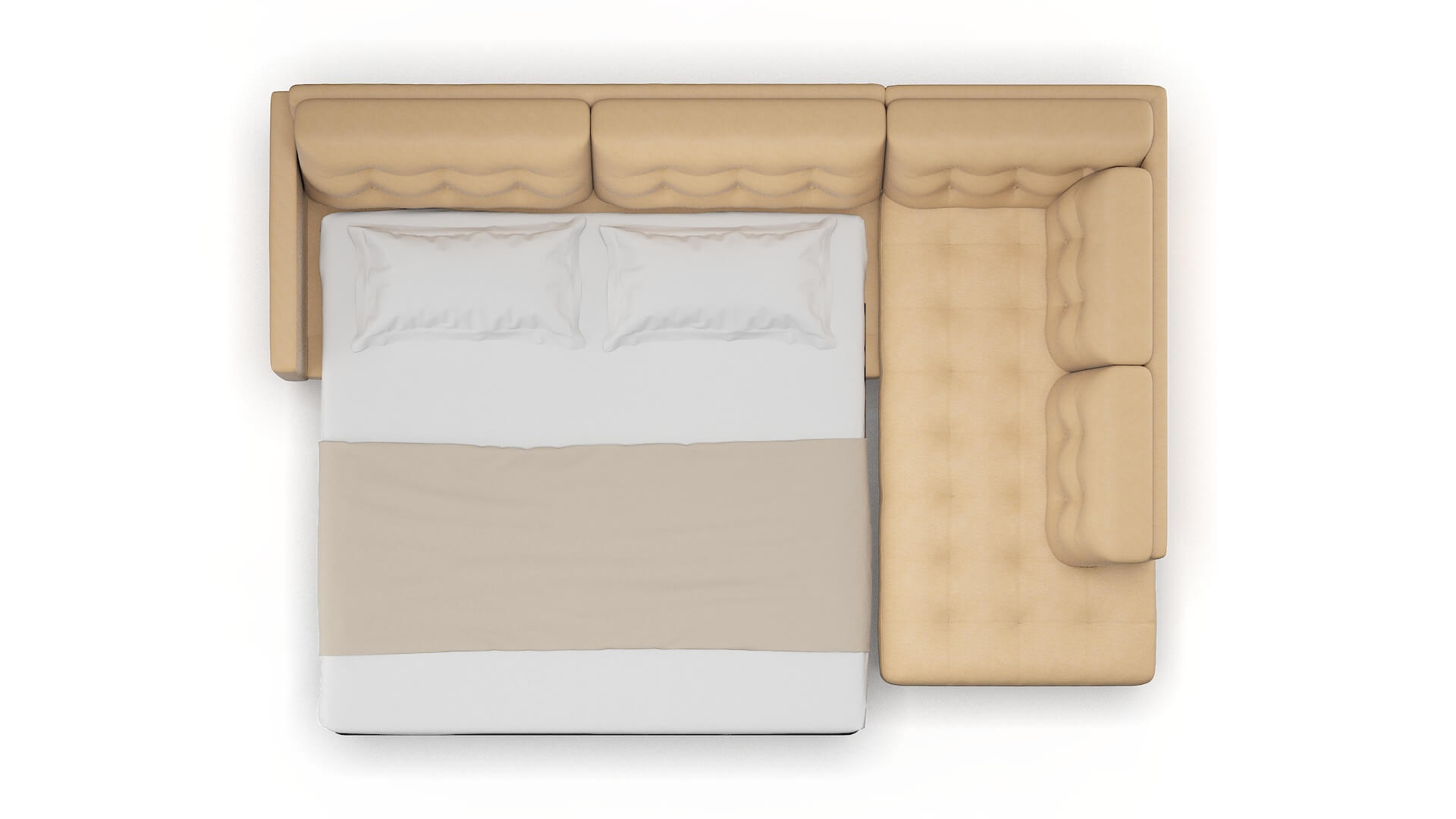 Oslo Bella Coffee Panel Sleeper Espresso legs 3