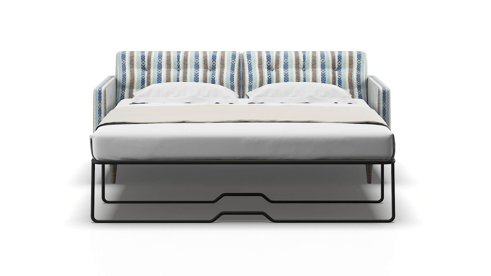 Oslo Bodhi Indigo Sofa Sleeper Espresso legs 1