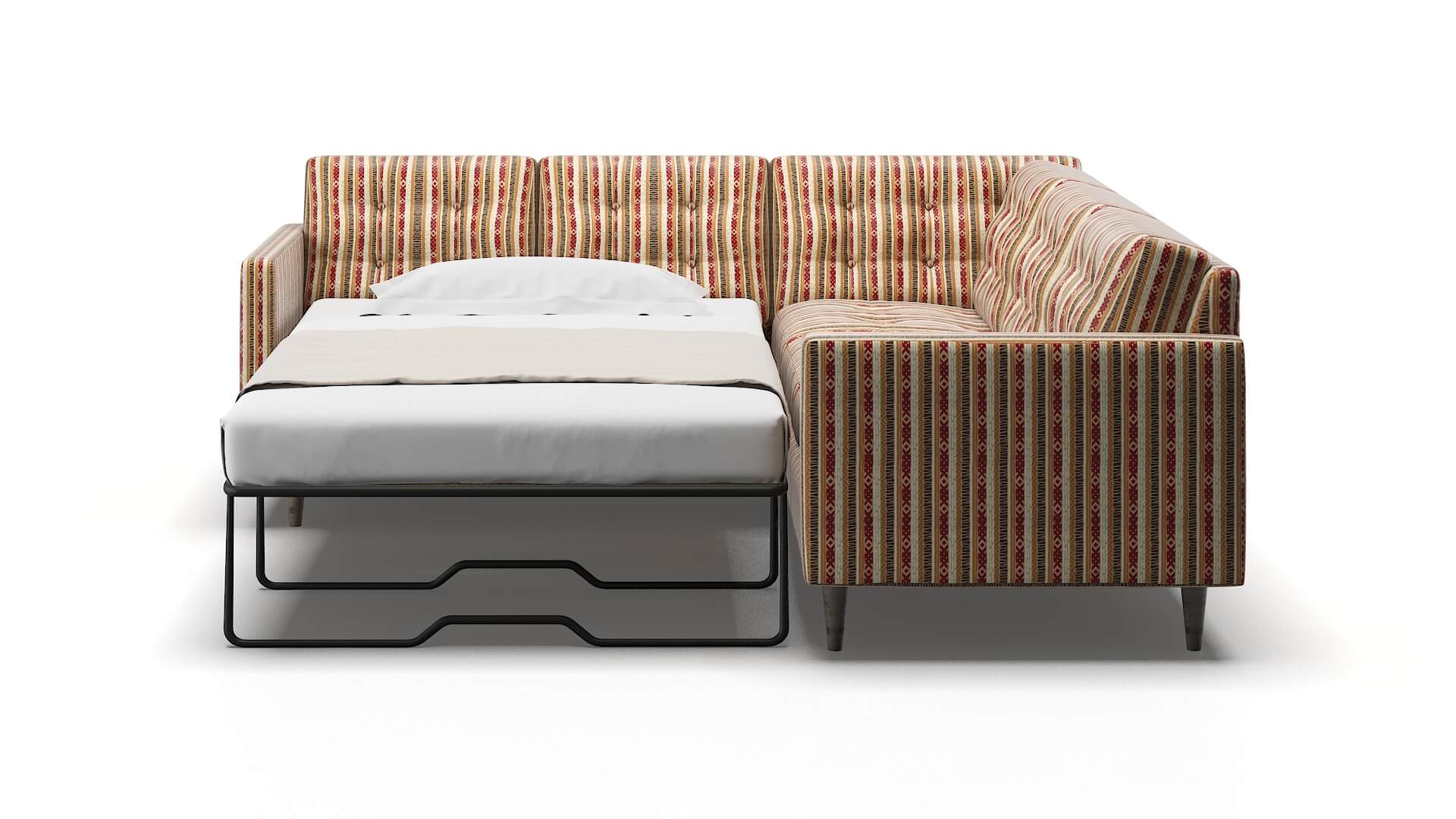 Oslo Bodhi Tango Sectional Sleeper Espresso legs 1