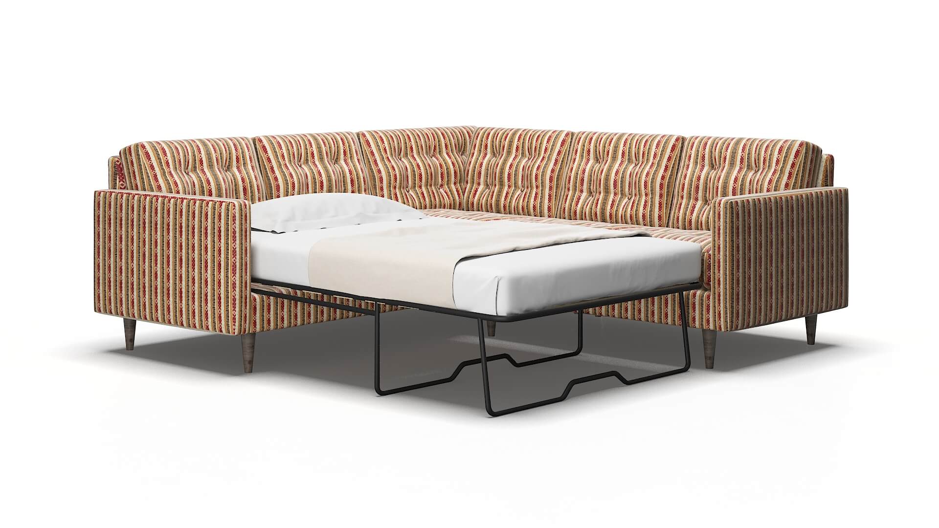 Oslo Bodhi Tango Sectional Sleeper Espresso legs 2