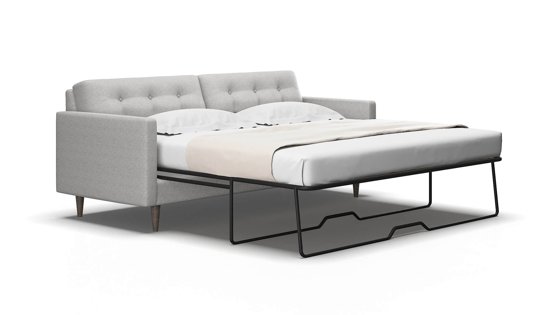 Oslo Catalina silver Sofa sleeper Espresso Legs  2